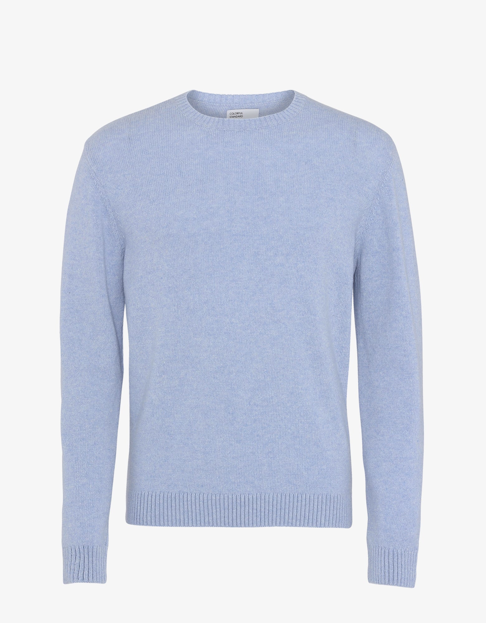 Classic Merino Wool Crew - Polar Blue