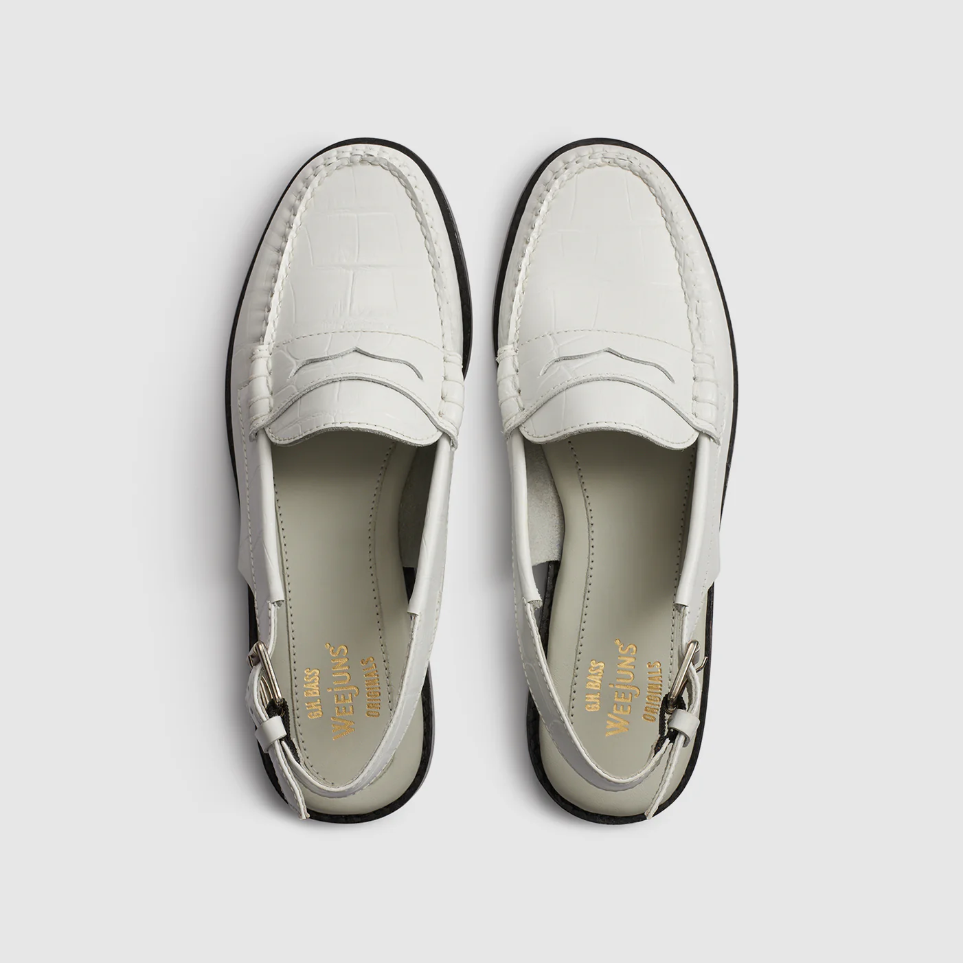 WOMENS WHITNEY CROC SLING BACK WEEJUNS