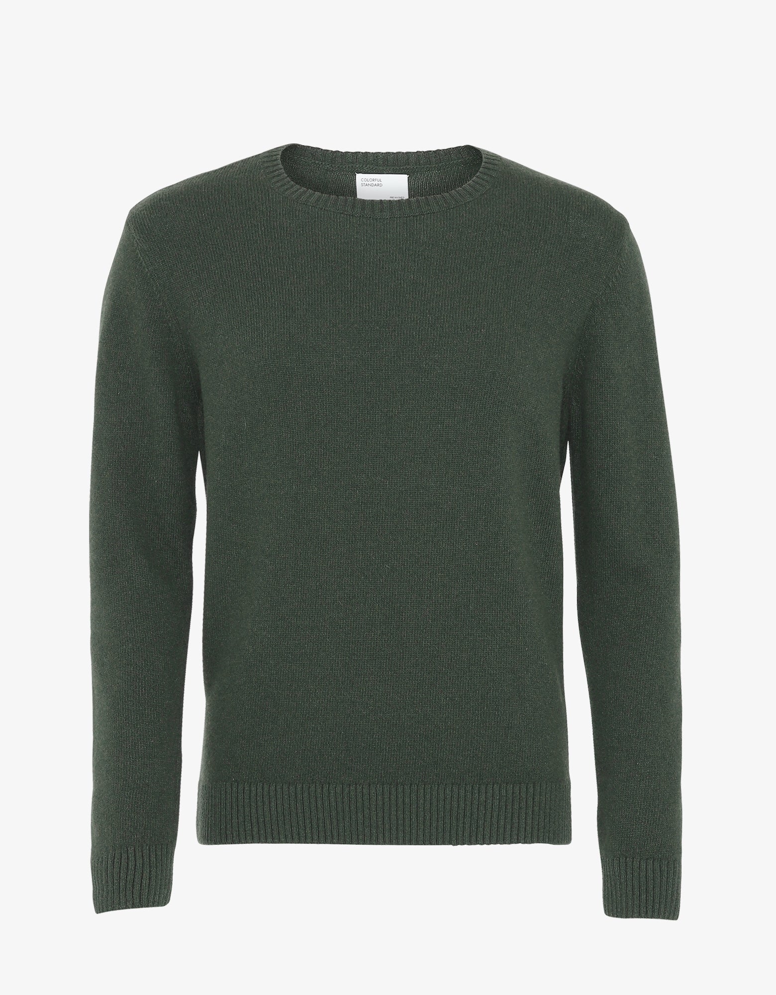 Classic Merino Wool Crew - Emerald Green