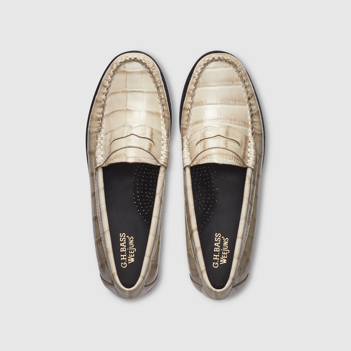 WOMENS WHITNEY CROCO WEEJUNS LOAFER