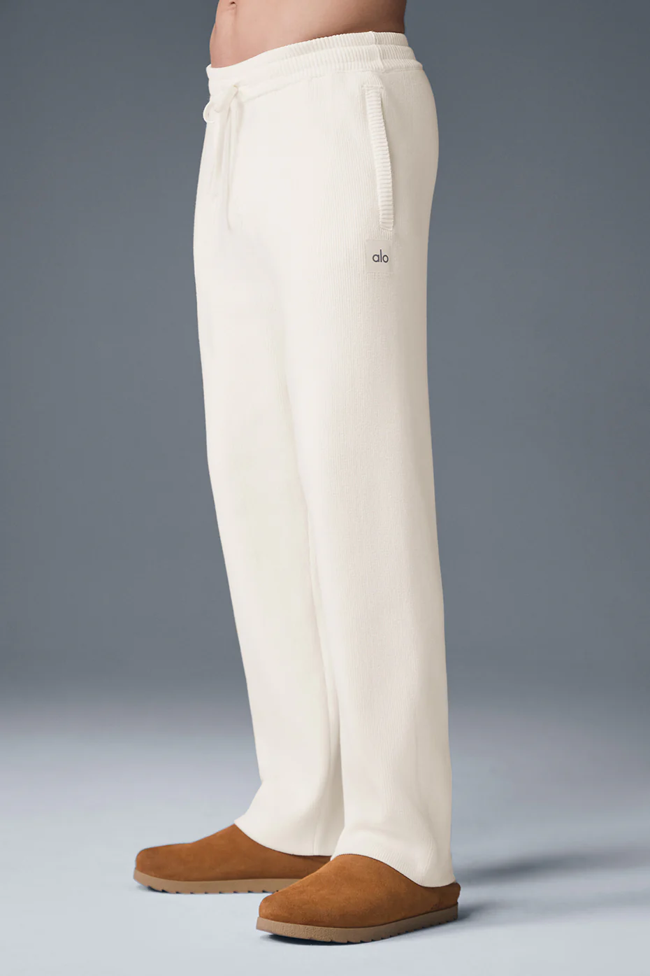 Scholar Straight Leg Sweatpant - Ivory