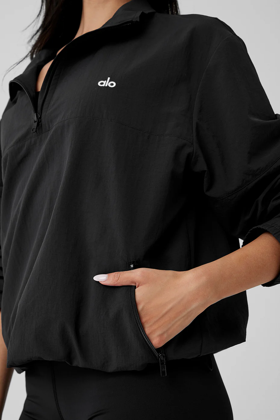 Takeaway Track Pullover - Black