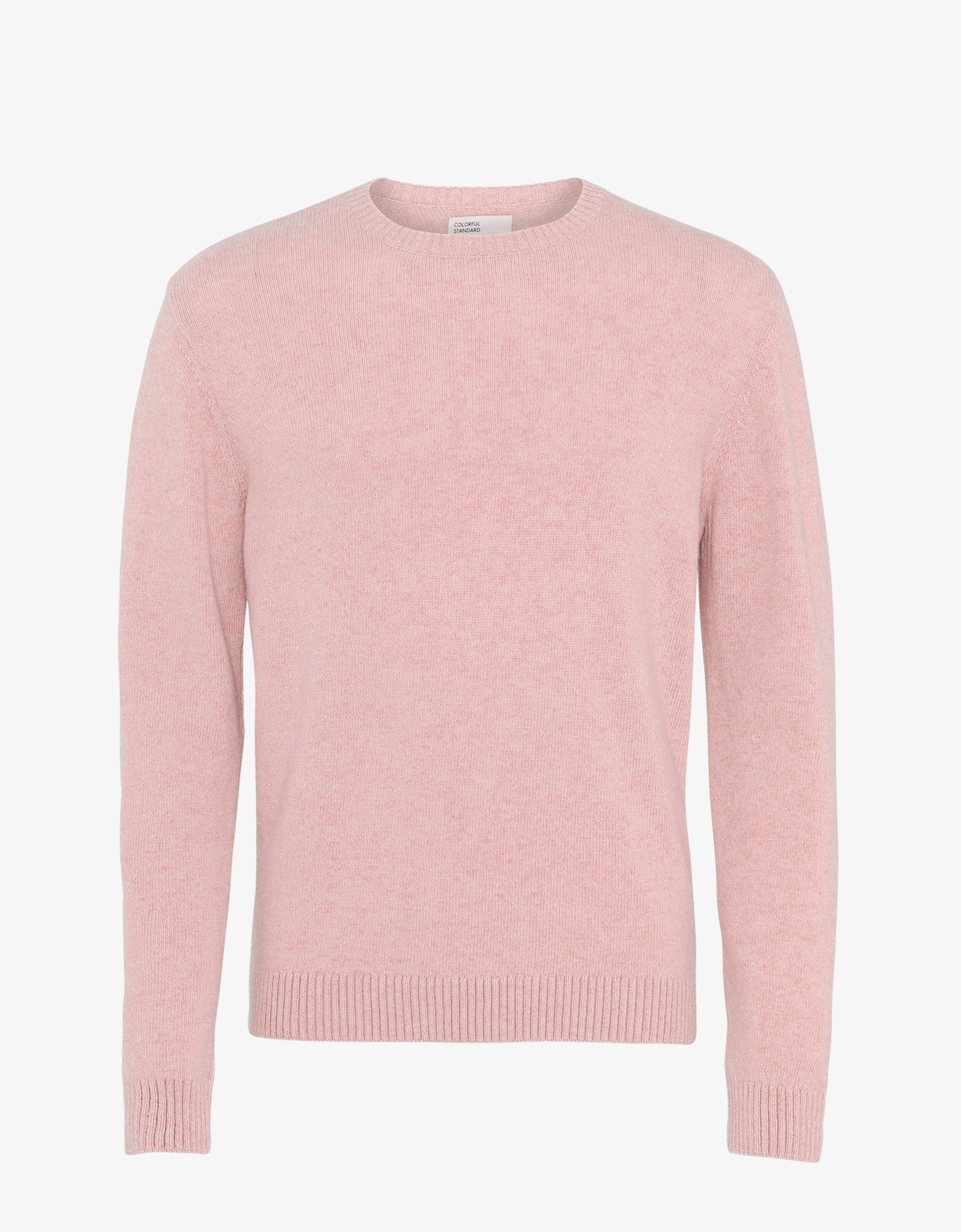 Classic Merino Wool Crew - Faded Pink