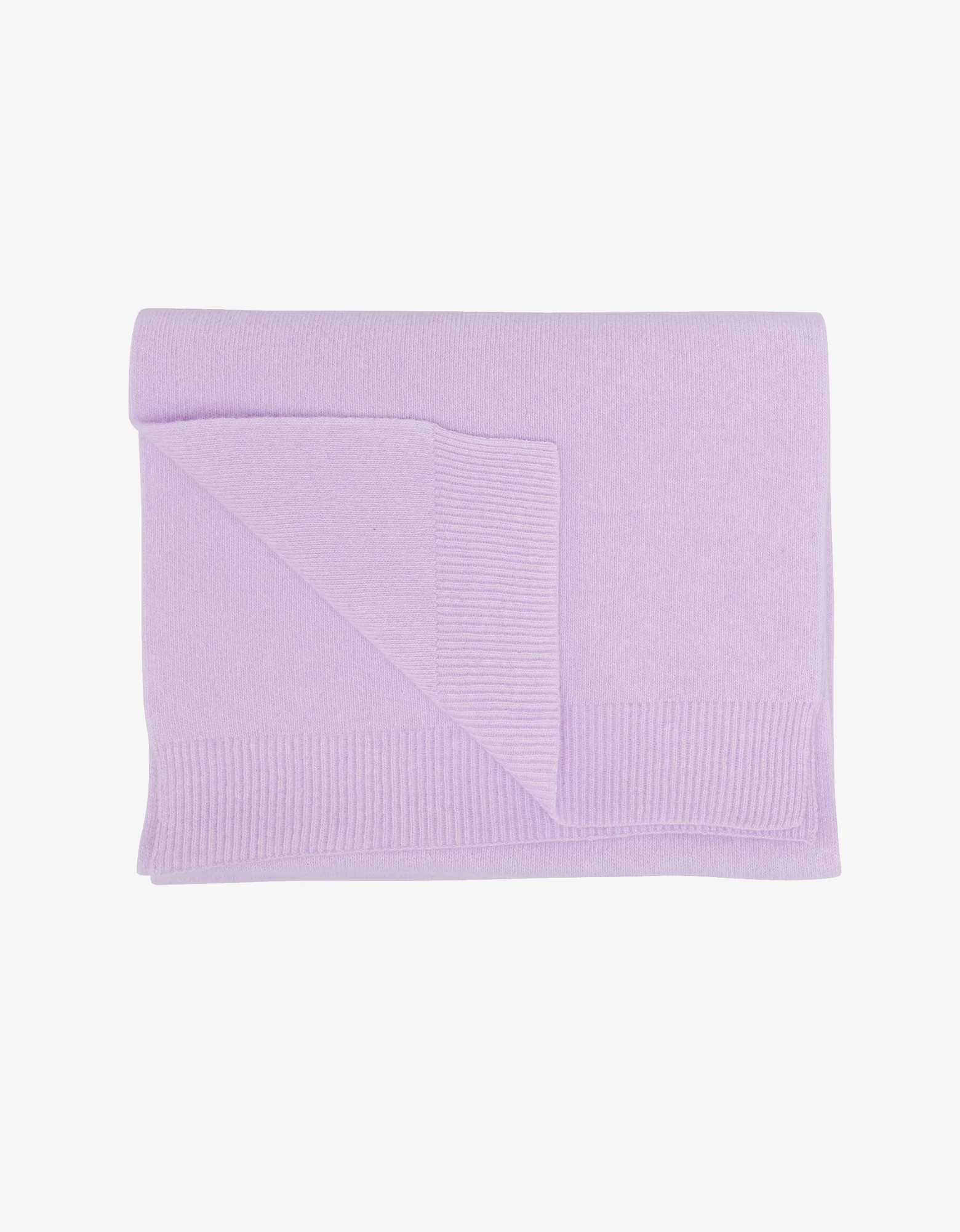 Merino Wool Scarf - Soft Lavender
