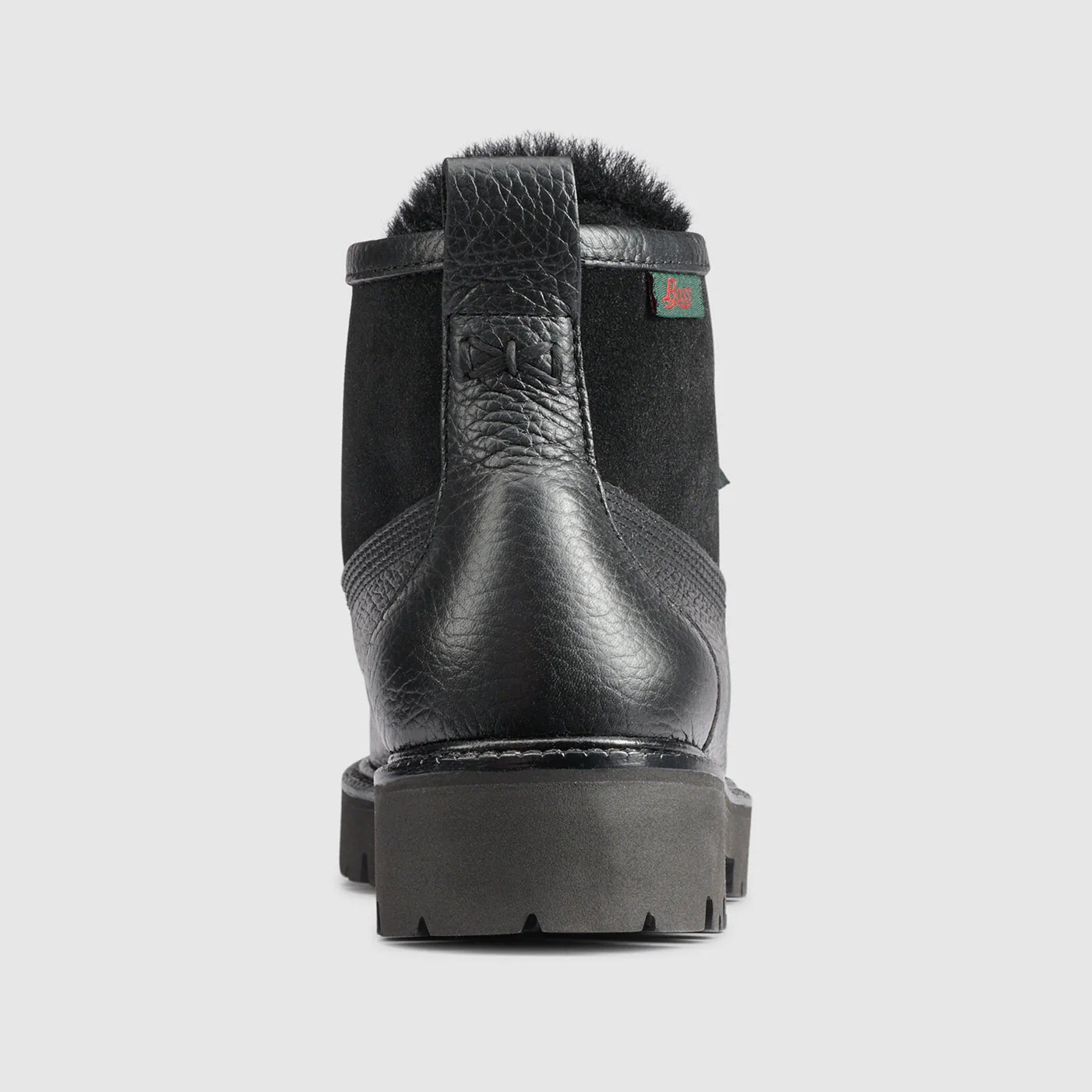 WOMENS MIXED MEDIA RANGER SUPER LUG BOOT WITH SHEARLING