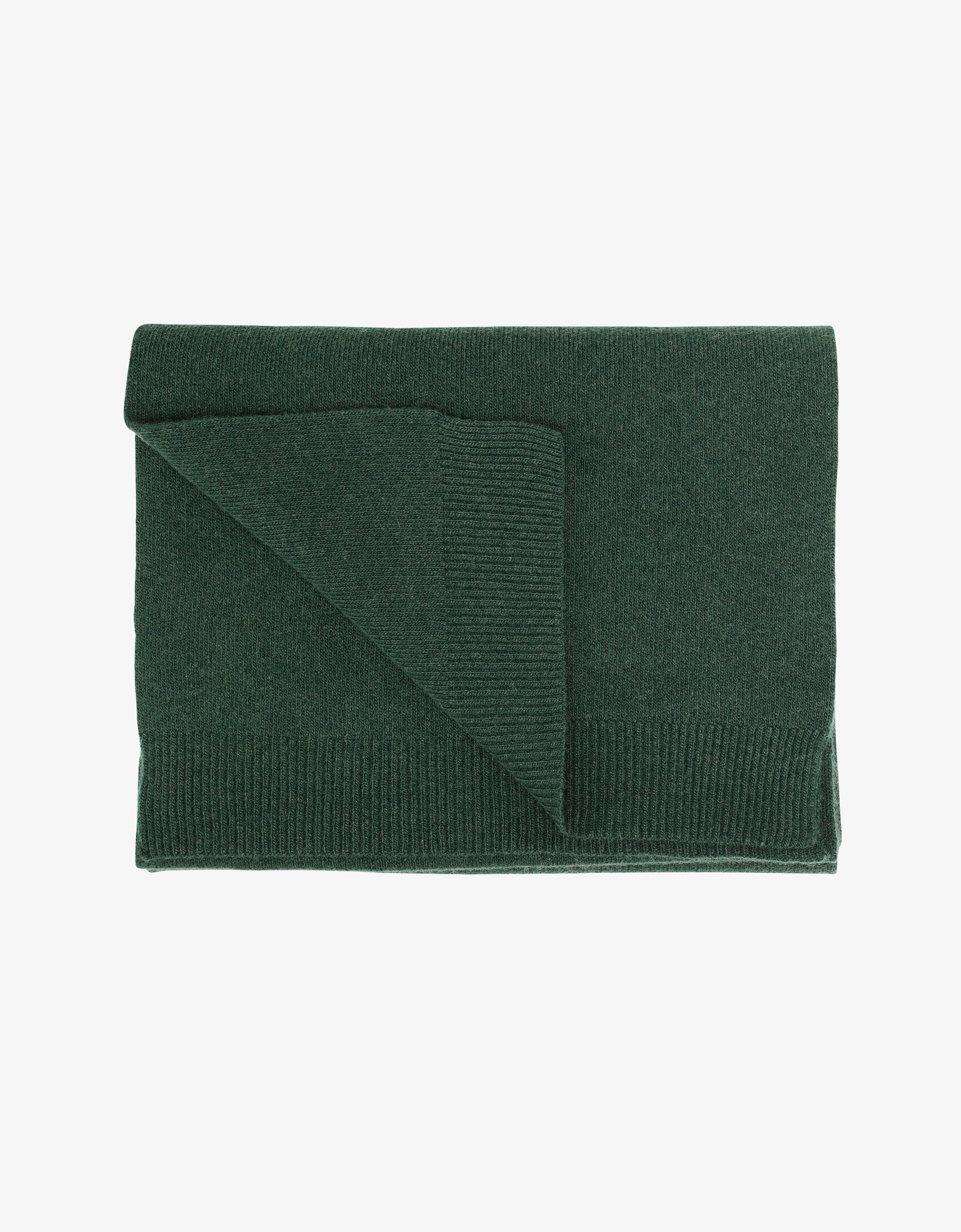 Merino Wool Scarf - Emerald Green