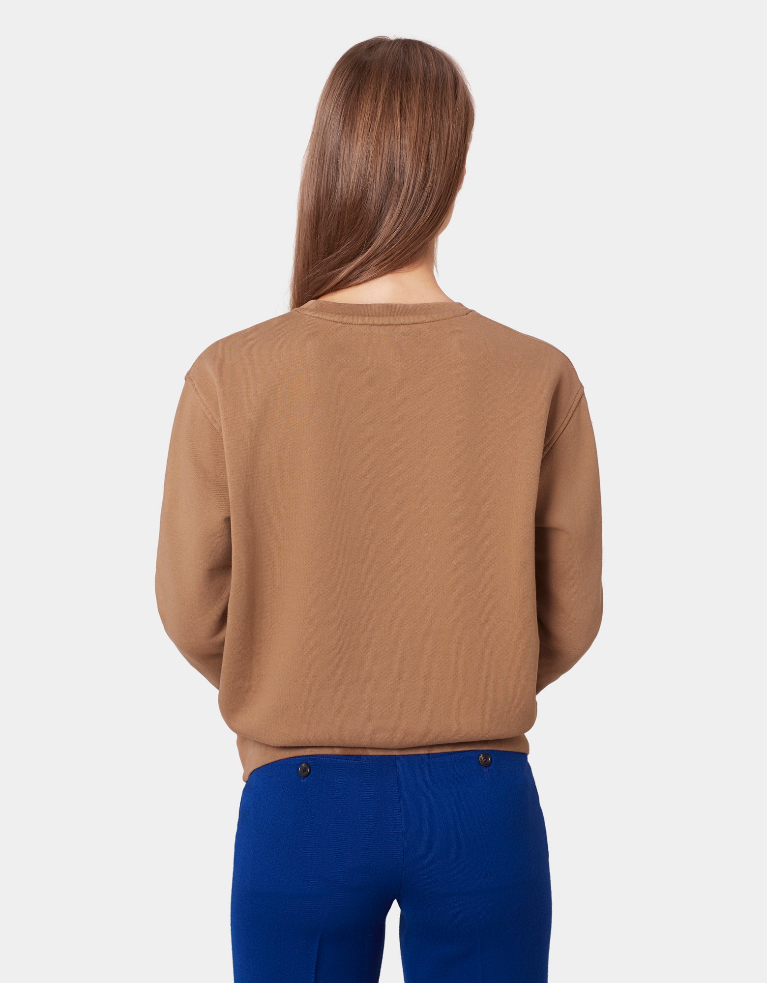 Women Classic Organic Crew - Powder Blue