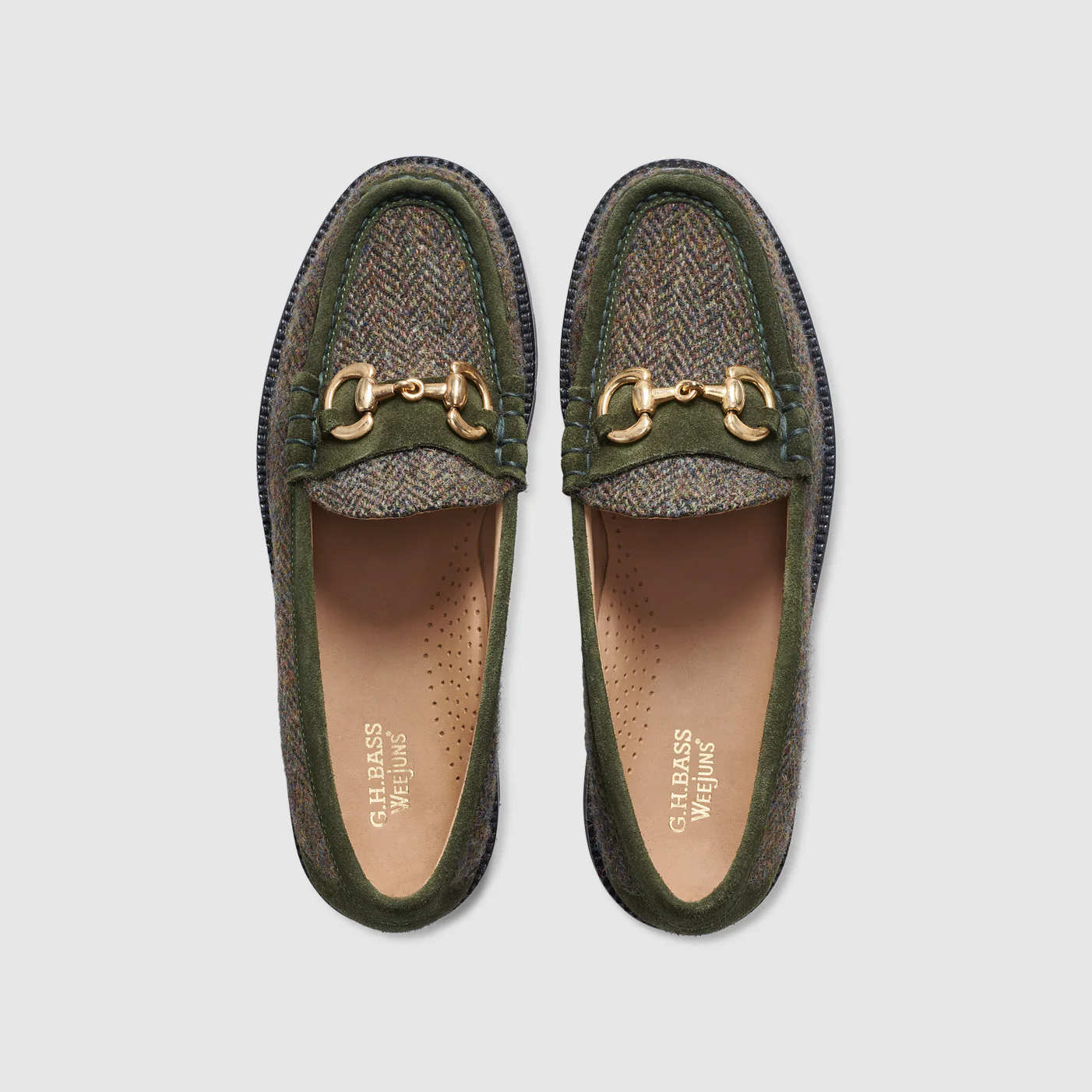 MENS LINCOLN HARRIS TWEED SUPER BIT WEEJUNS LOAFER