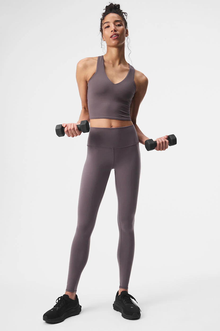 High-Waist Airbrush Legging - Raisinette