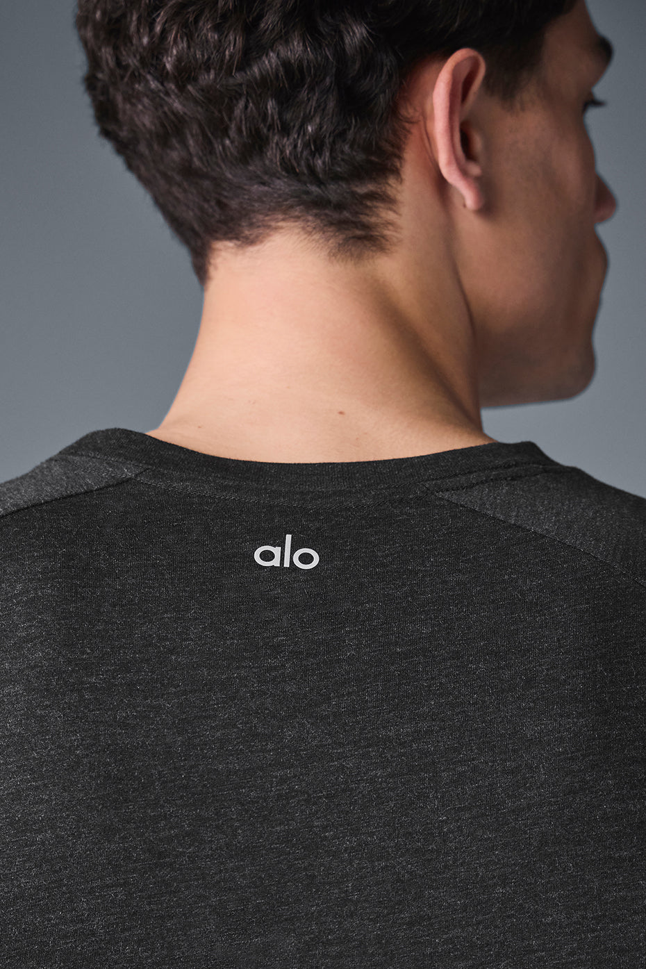 Triumph Raglan Tee - Black Heather