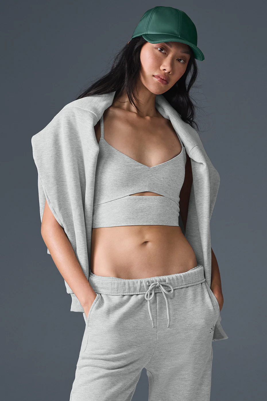 Alosoft Highlight Bra - Athletic Heather Grey