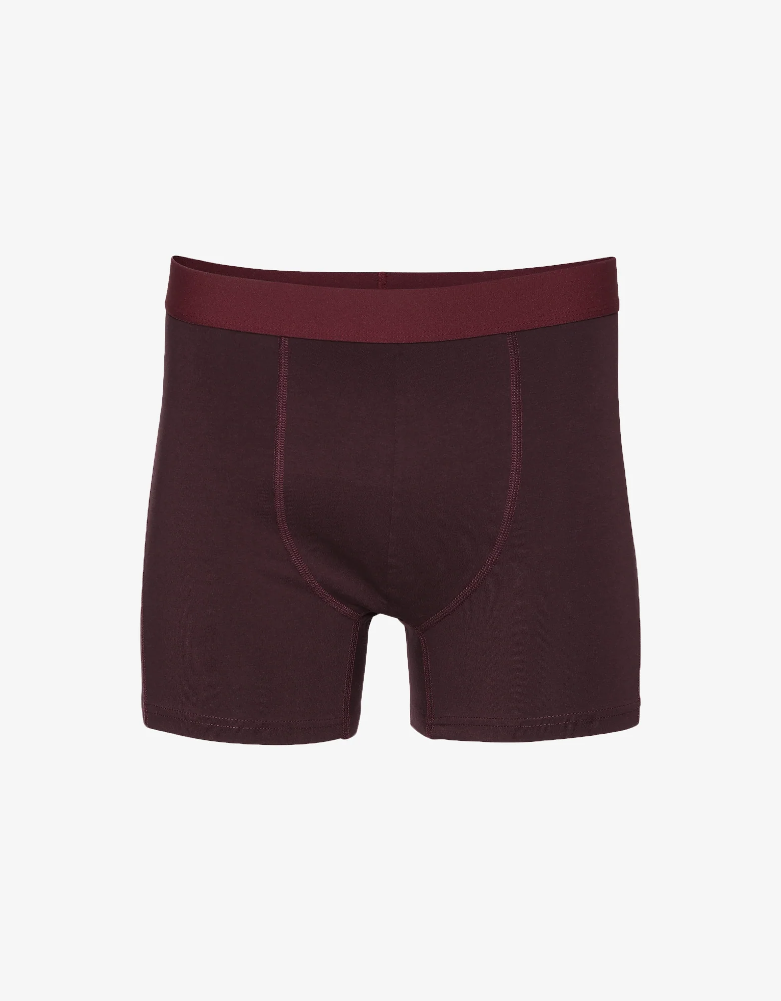 Classic Organic Boxer Briefs - Oxblood Red