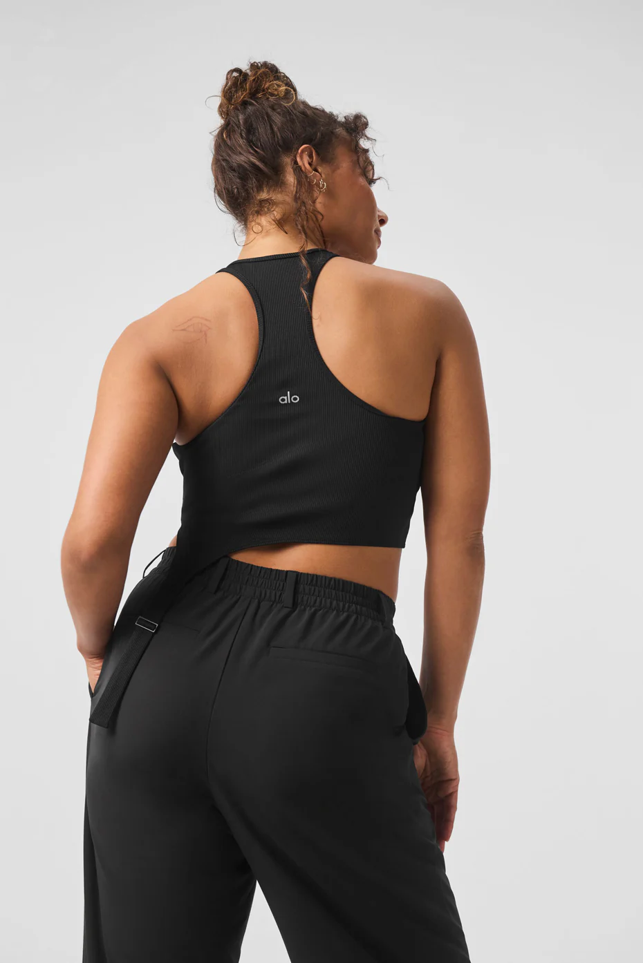 Alosoft Ribbed Revelation Tank - Black