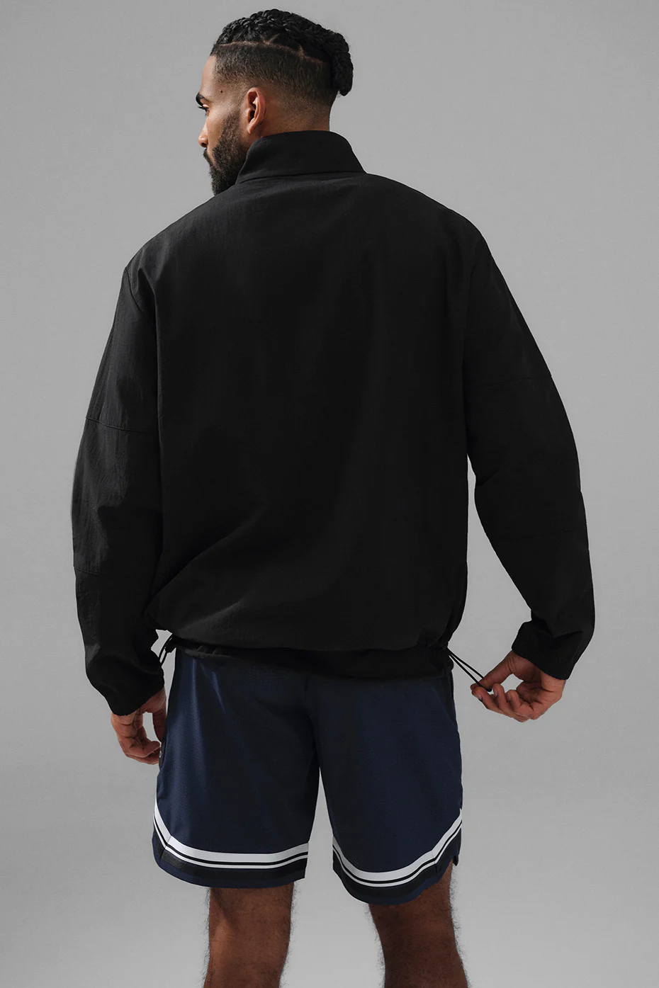 Lightweight Takeaway Track Pullover - Black