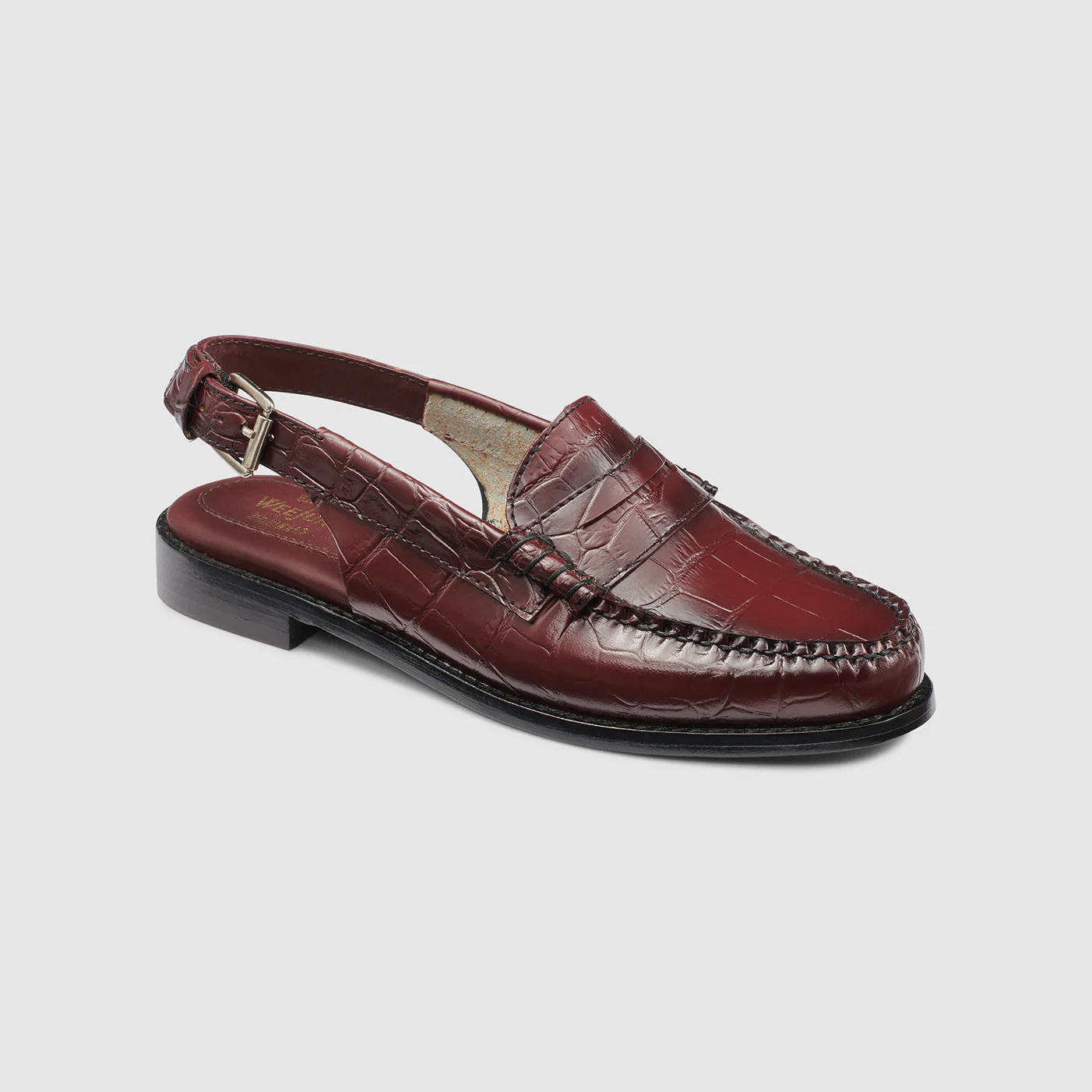 WOMENS WHITNEY CROC SLING BACK WEEJUNS