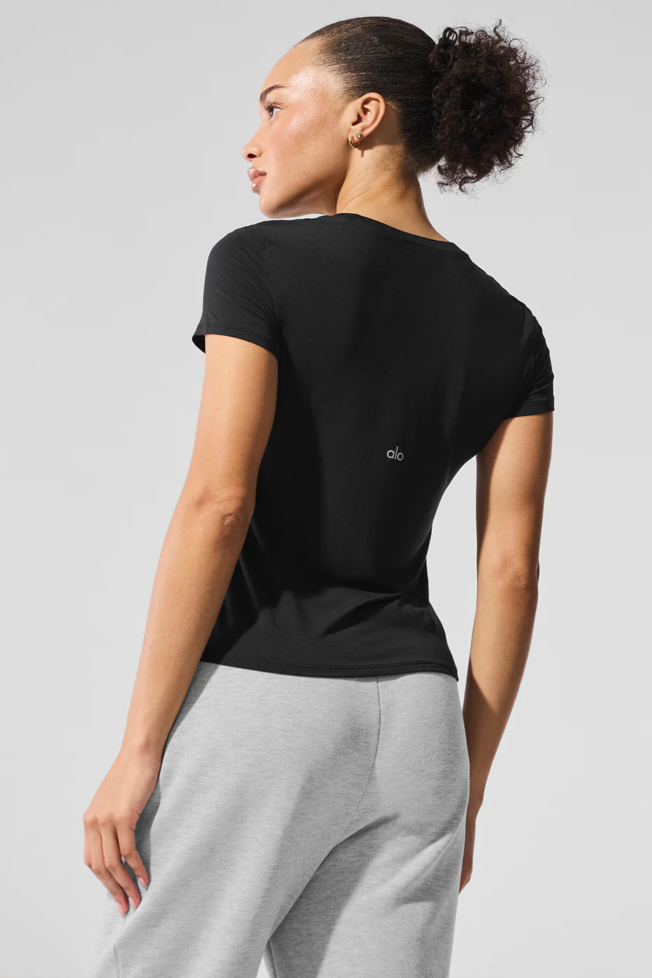 Alosoft Finesse Tee - Black