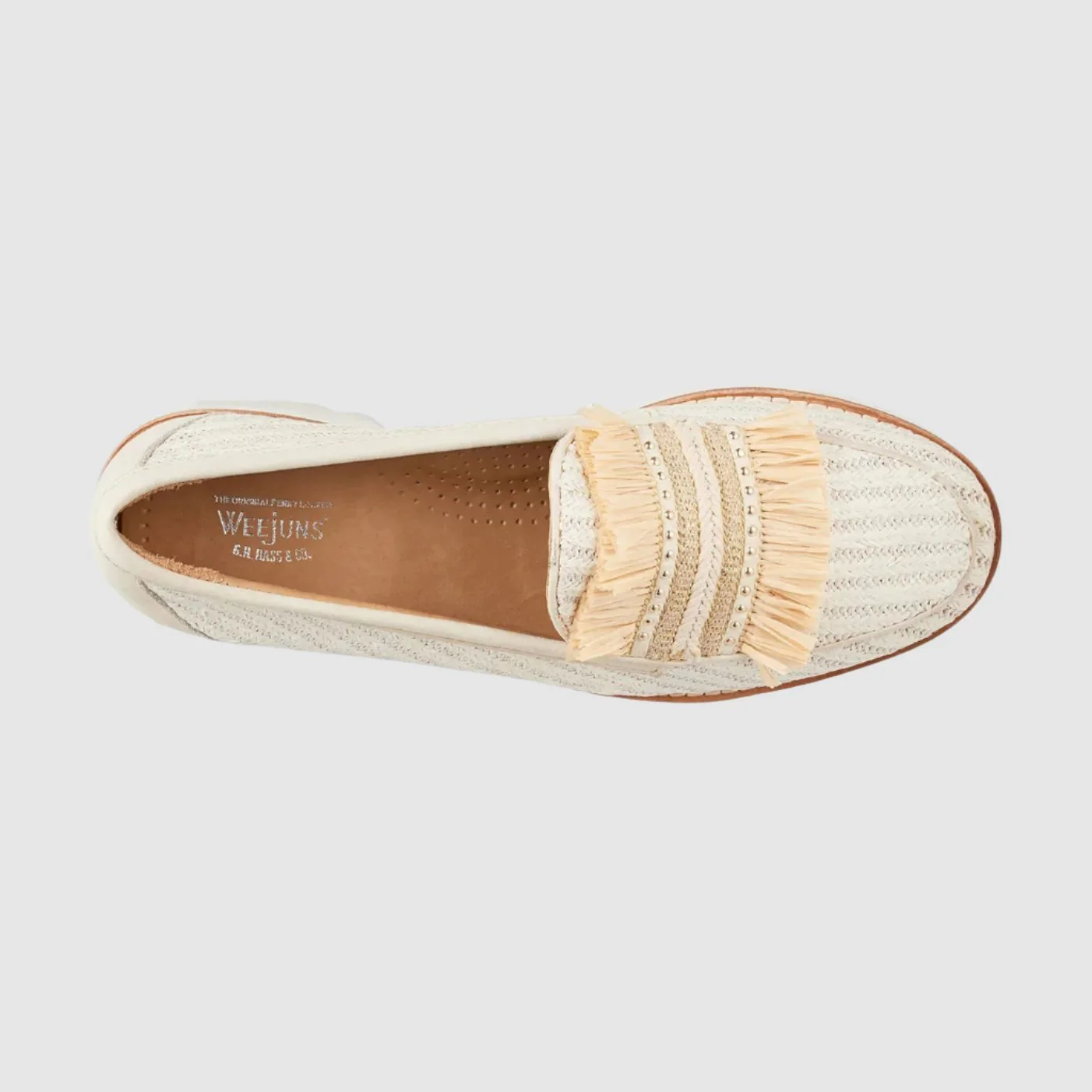 WOMENS WHITNEY 90S RAFFIA WEEJUNS