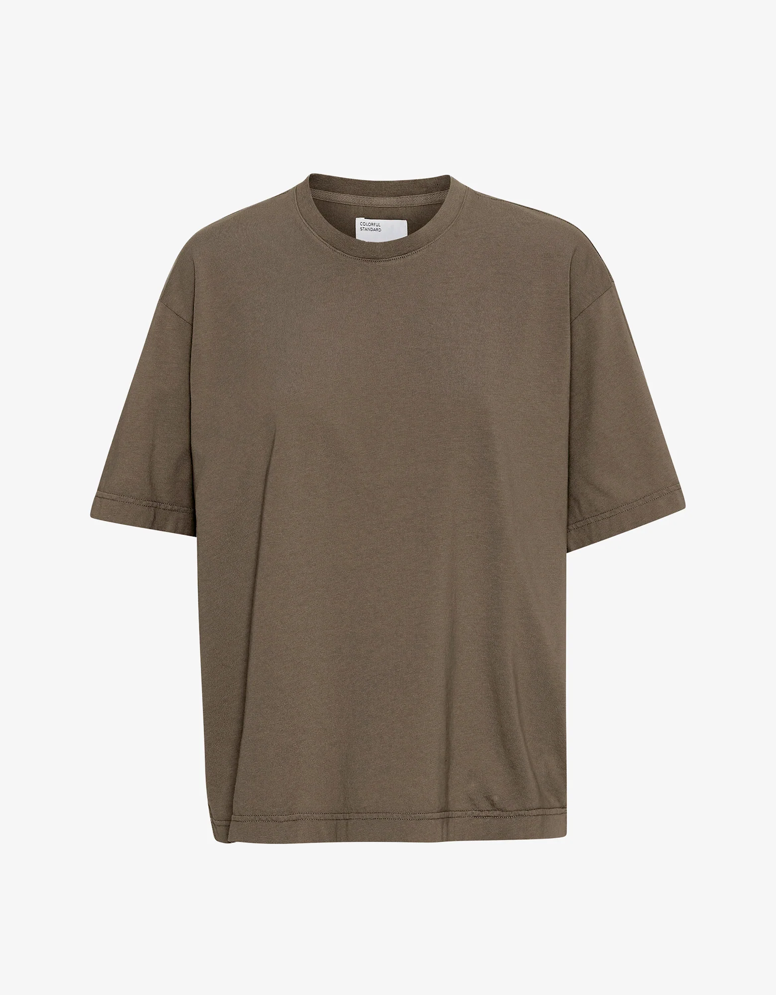 Oversized Organic T-Shirt - Cedar Brown