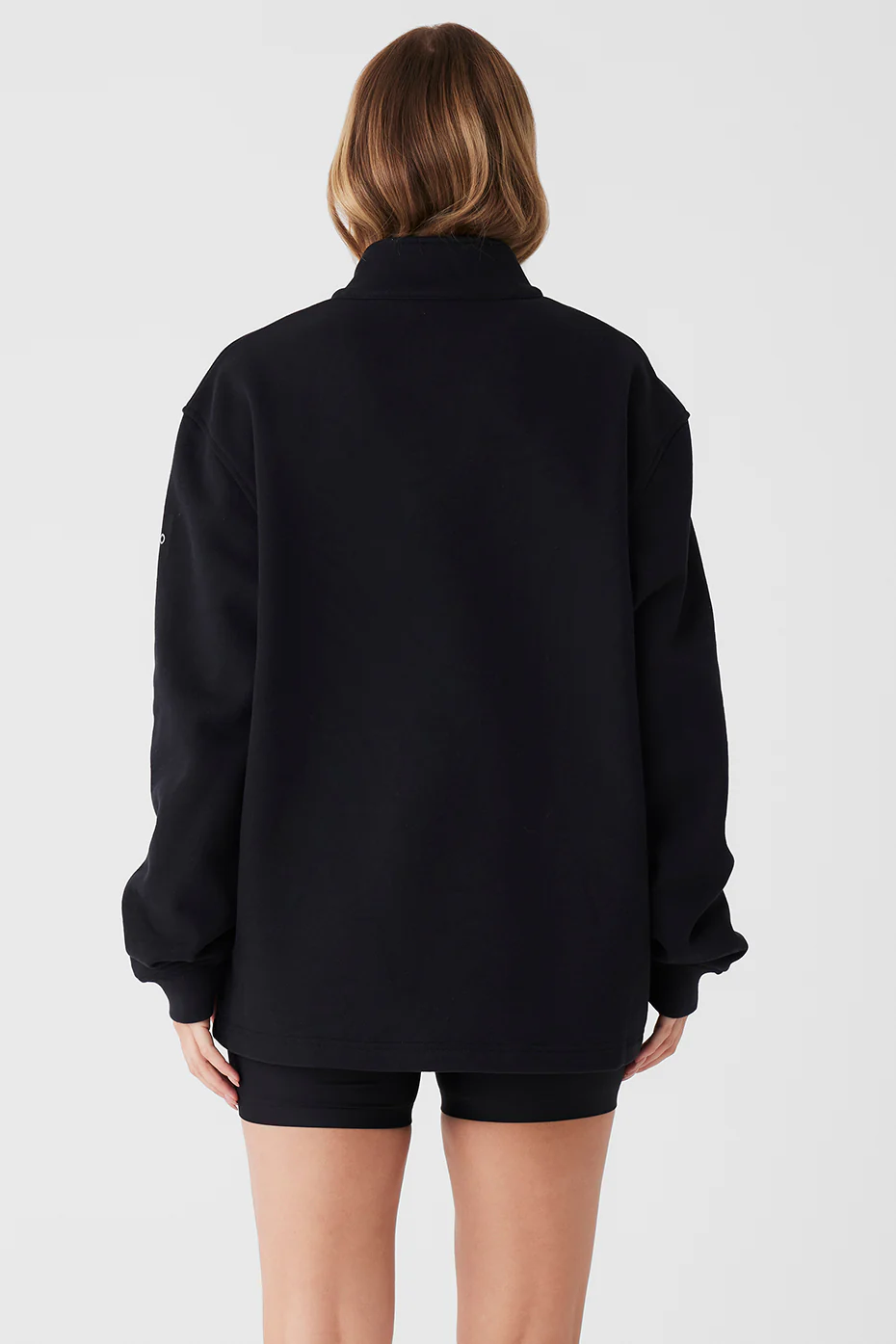 Renown Heavy Weight 1/4 Zip - Black