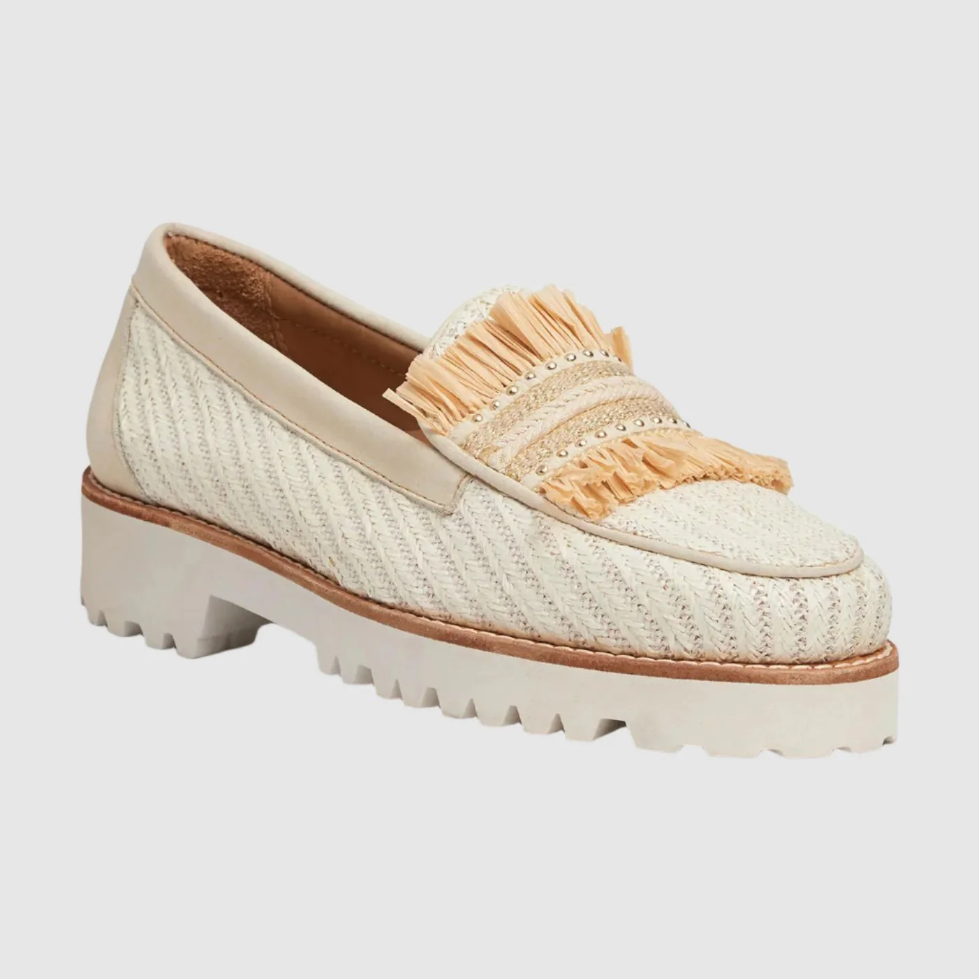 WOMENS WHITNEY 90S RAFFIA WEEJUNS