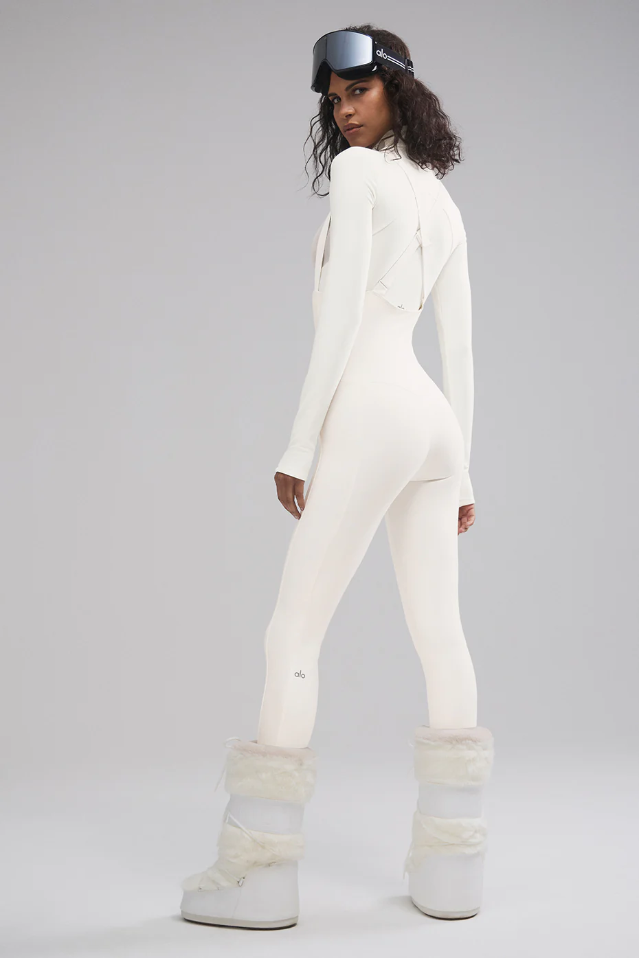 Airlift Winter Warm Ski Time Bib - Ivory