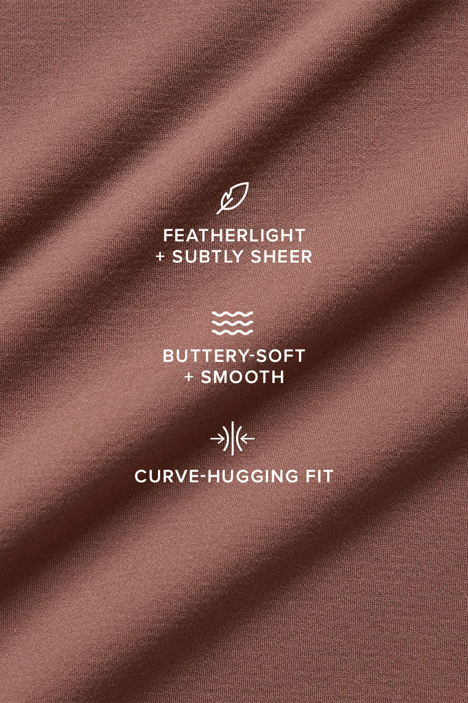 Sheer Glow Bra - Chestnut