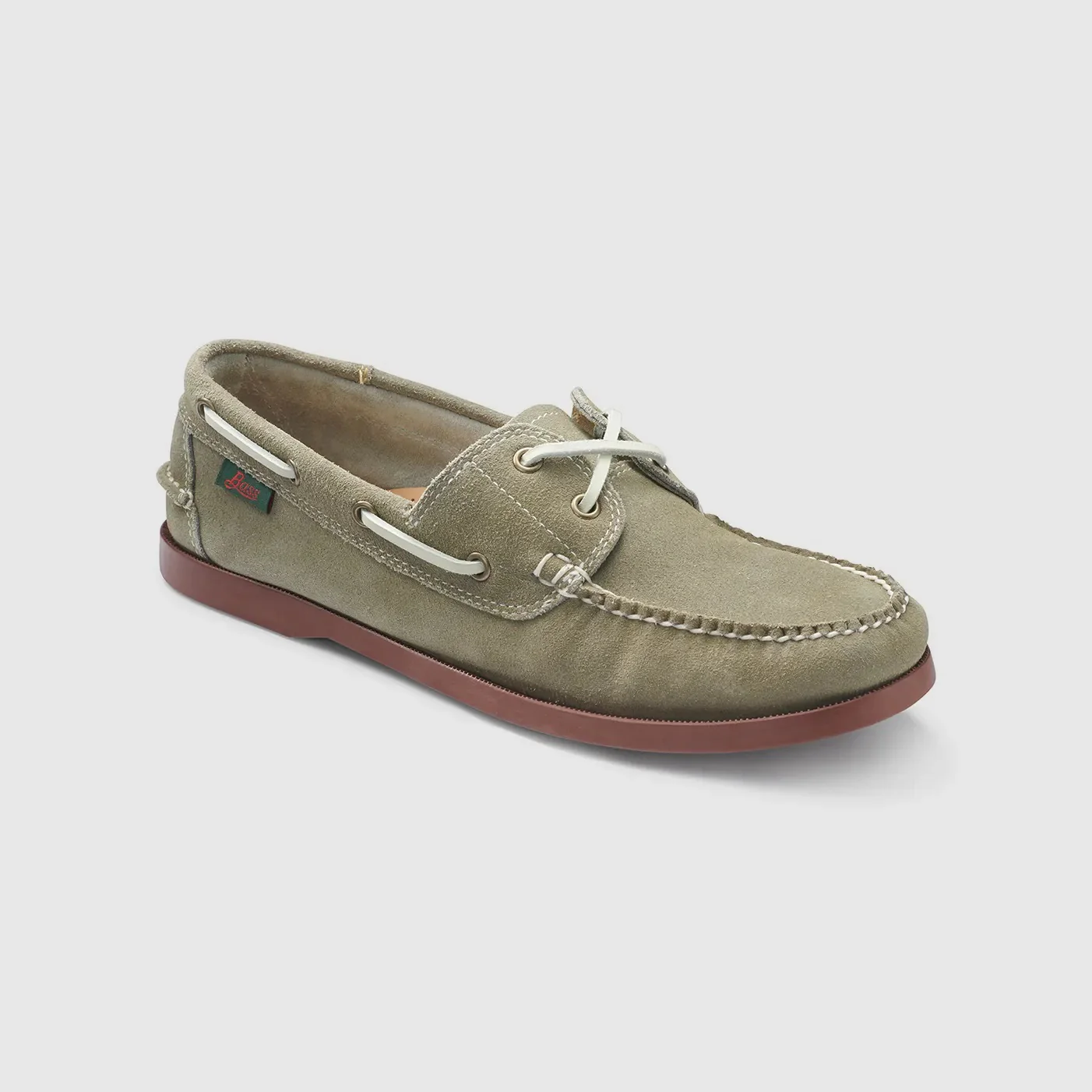 Mens Suede Hampton Boat Shoe