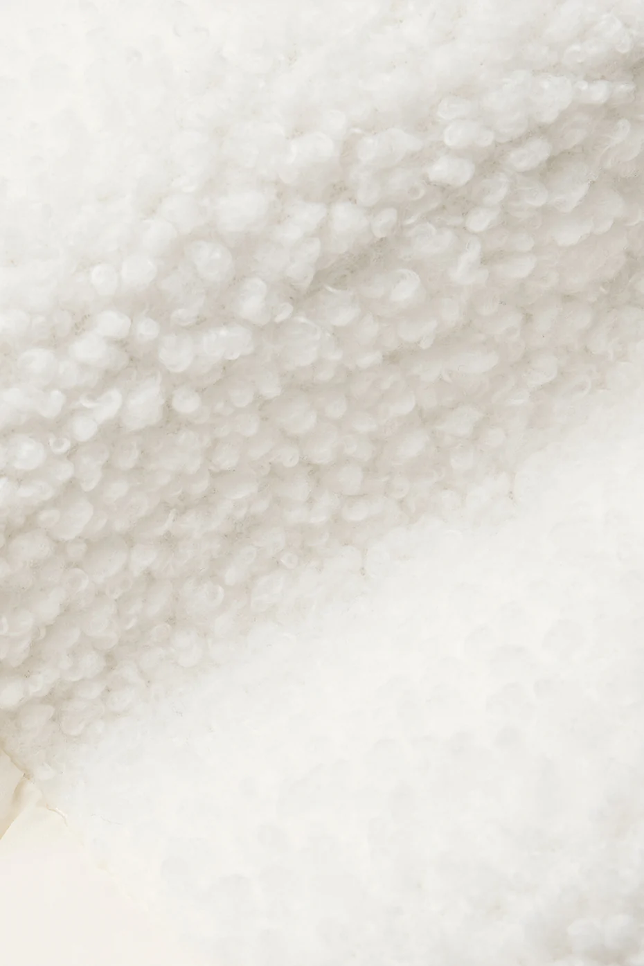 Sherpa Cozy Escape Puffer - Ivory/Ivory