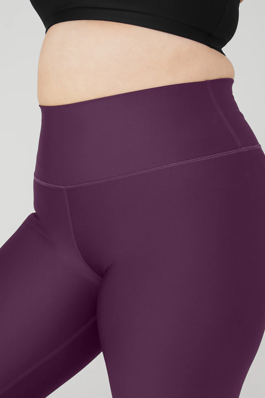 High-Waist Airlift Legging - Dark Plum
