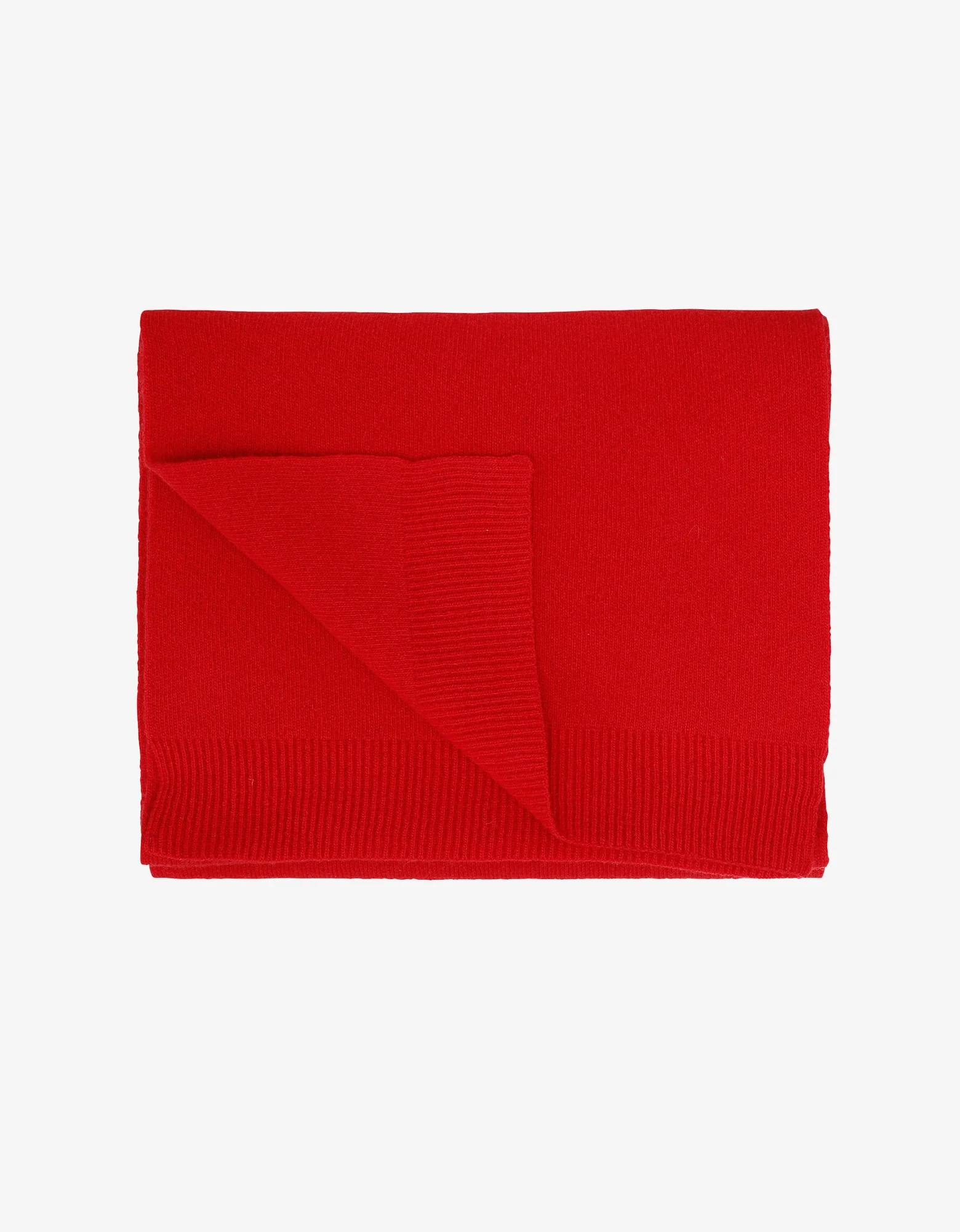 Merino Wool Scarf - Scarlet Red