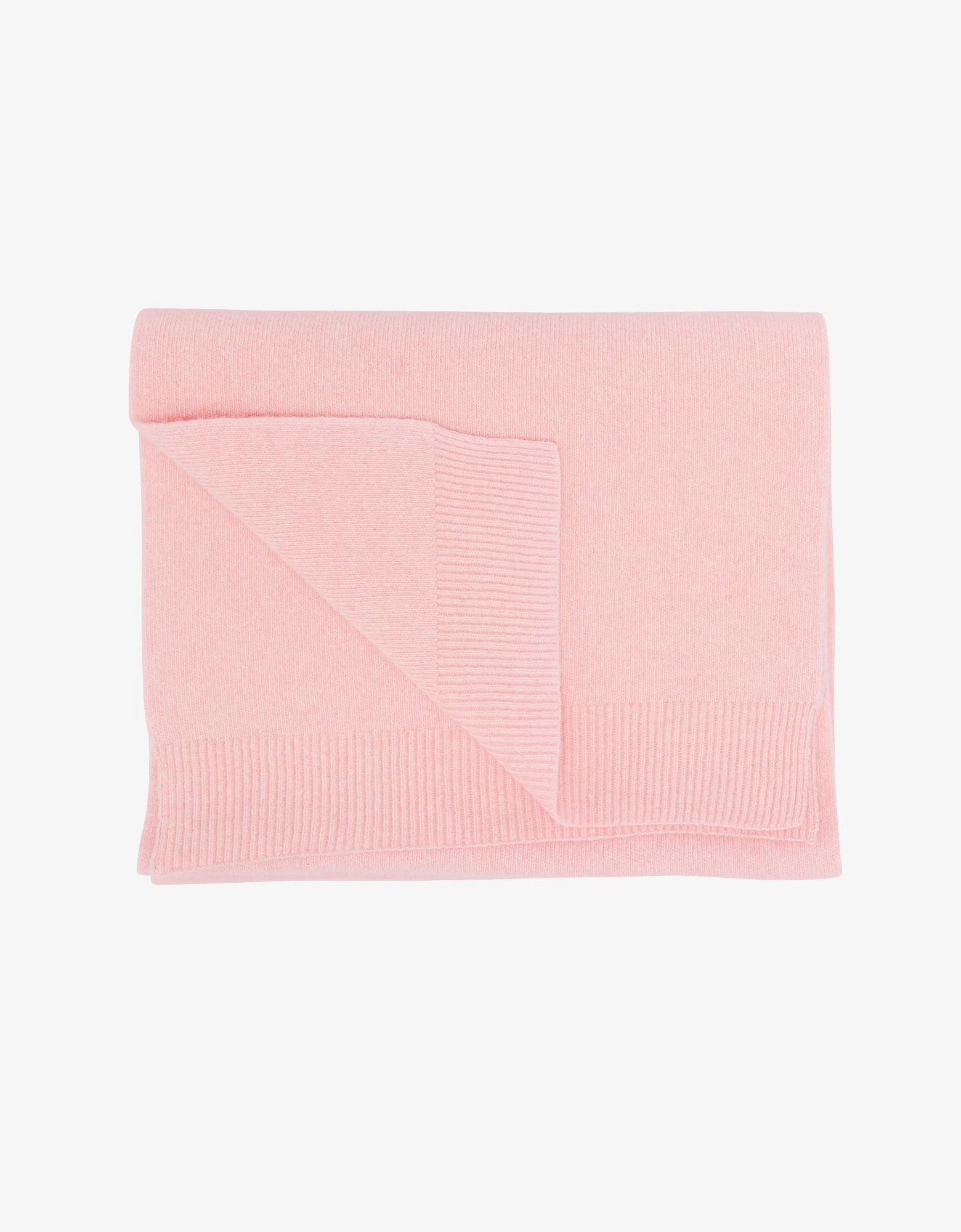 Merino Wool Scarf - Faded Pink