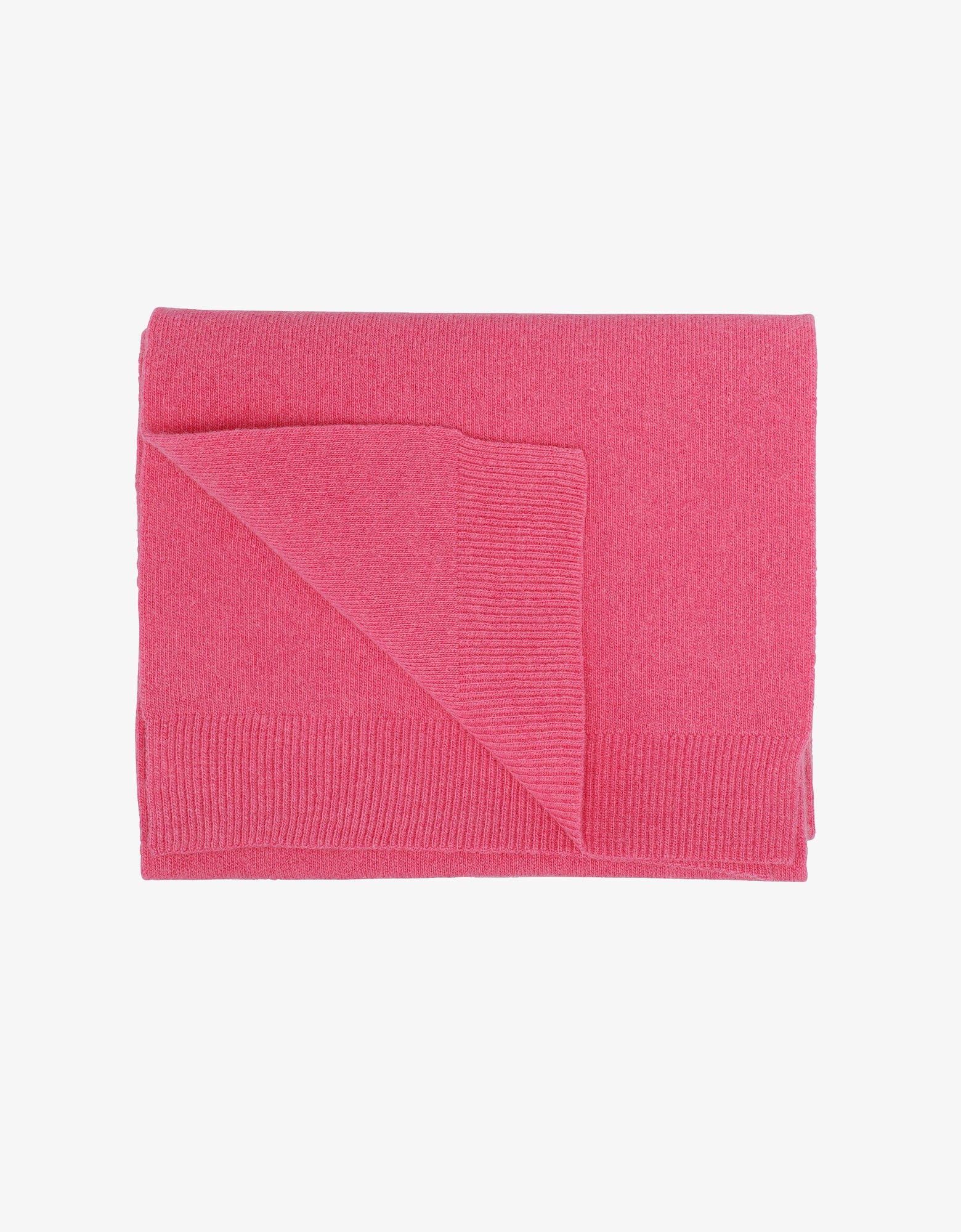 Merino Wool Scarf - Bubblegum Pink