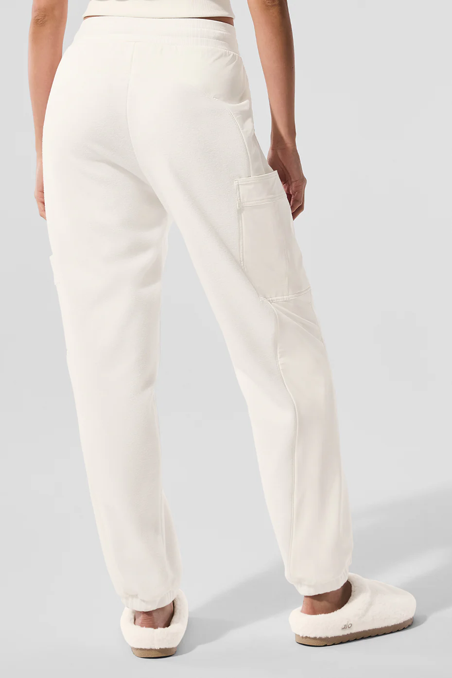 Polar Fleece Wintry Mix Pant - Ivory