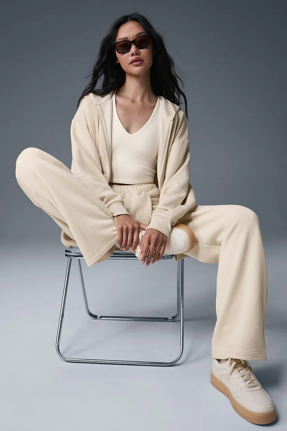 Accolade Straight Leg Sweatpant - Oat Milk