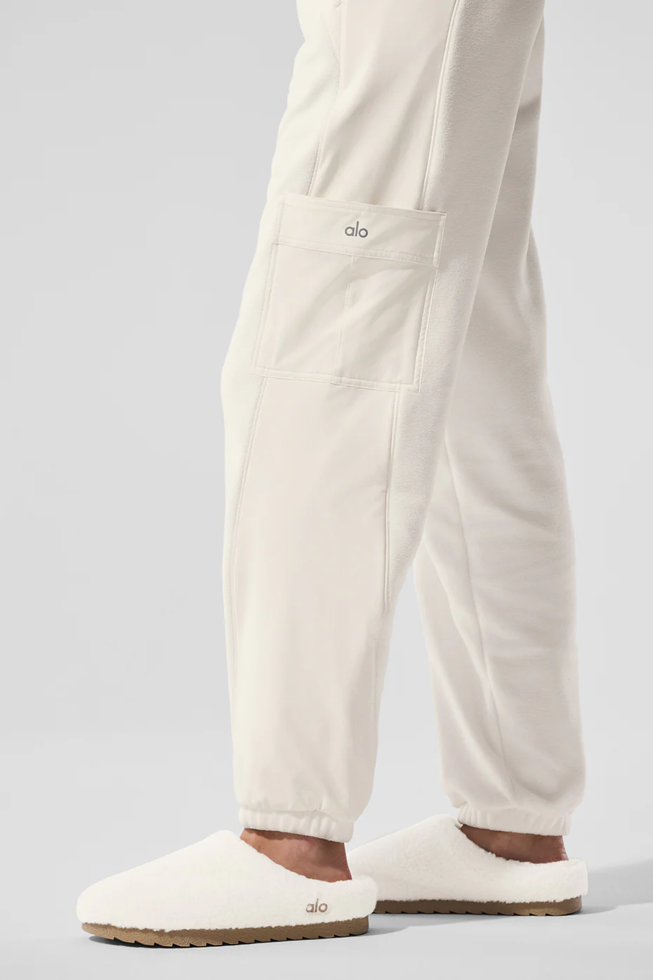 Polar Fleece Wintry Mix Pant - Ivory