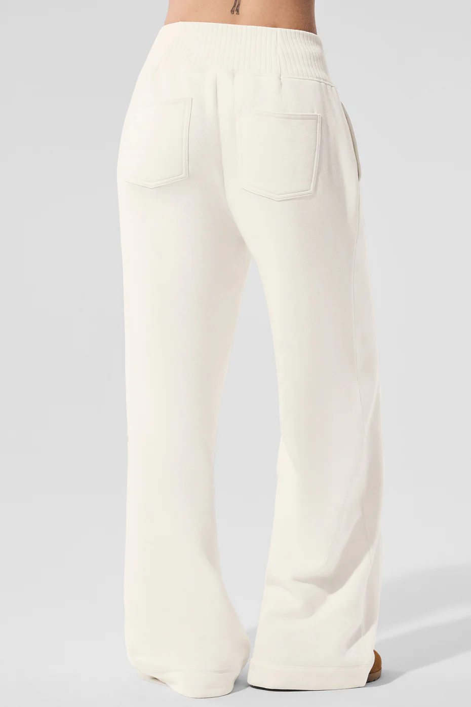 Serenity Wide Leg Sweatpant - Ivory