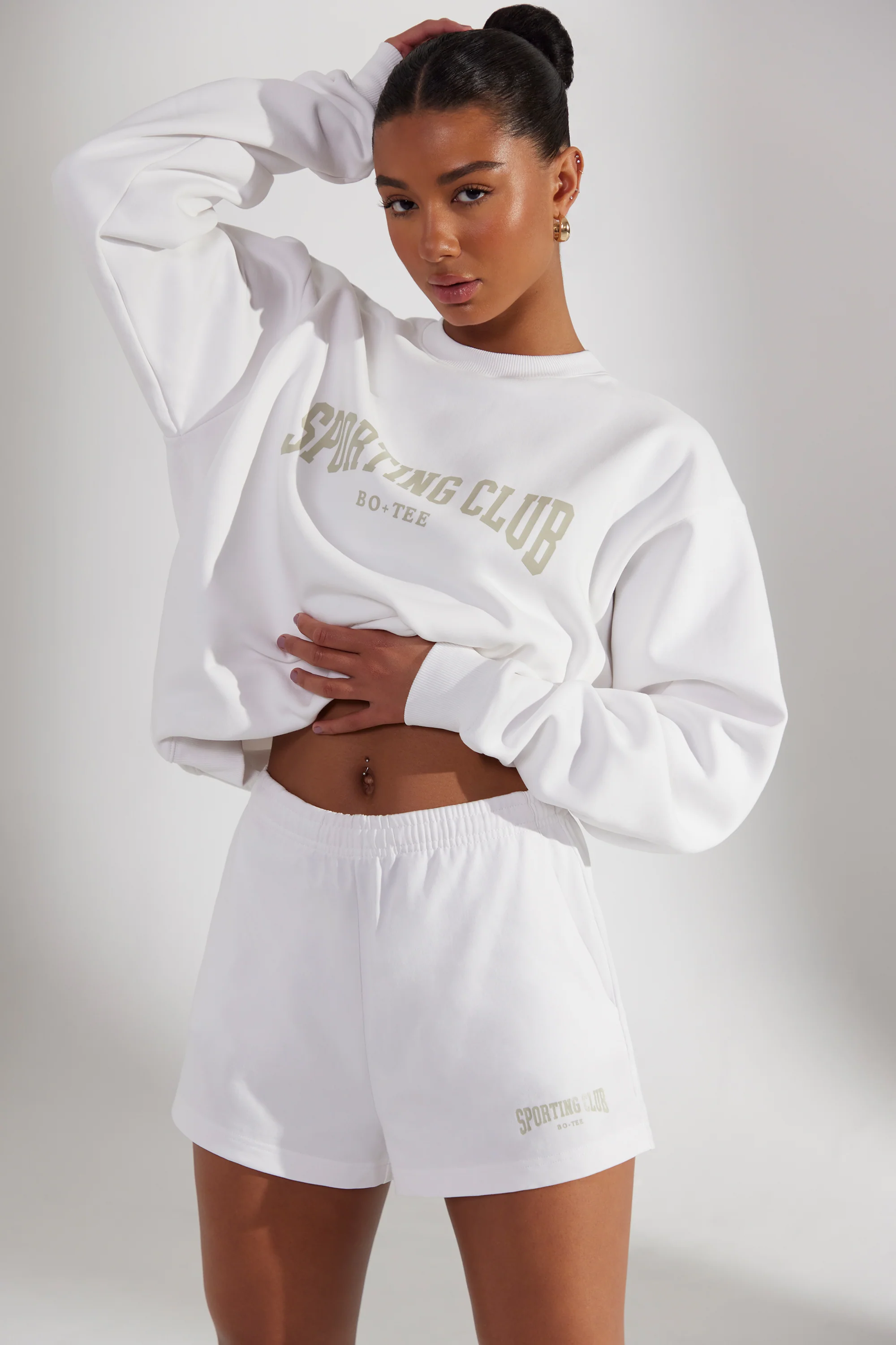 Groundwork - Sweat shorts in White
