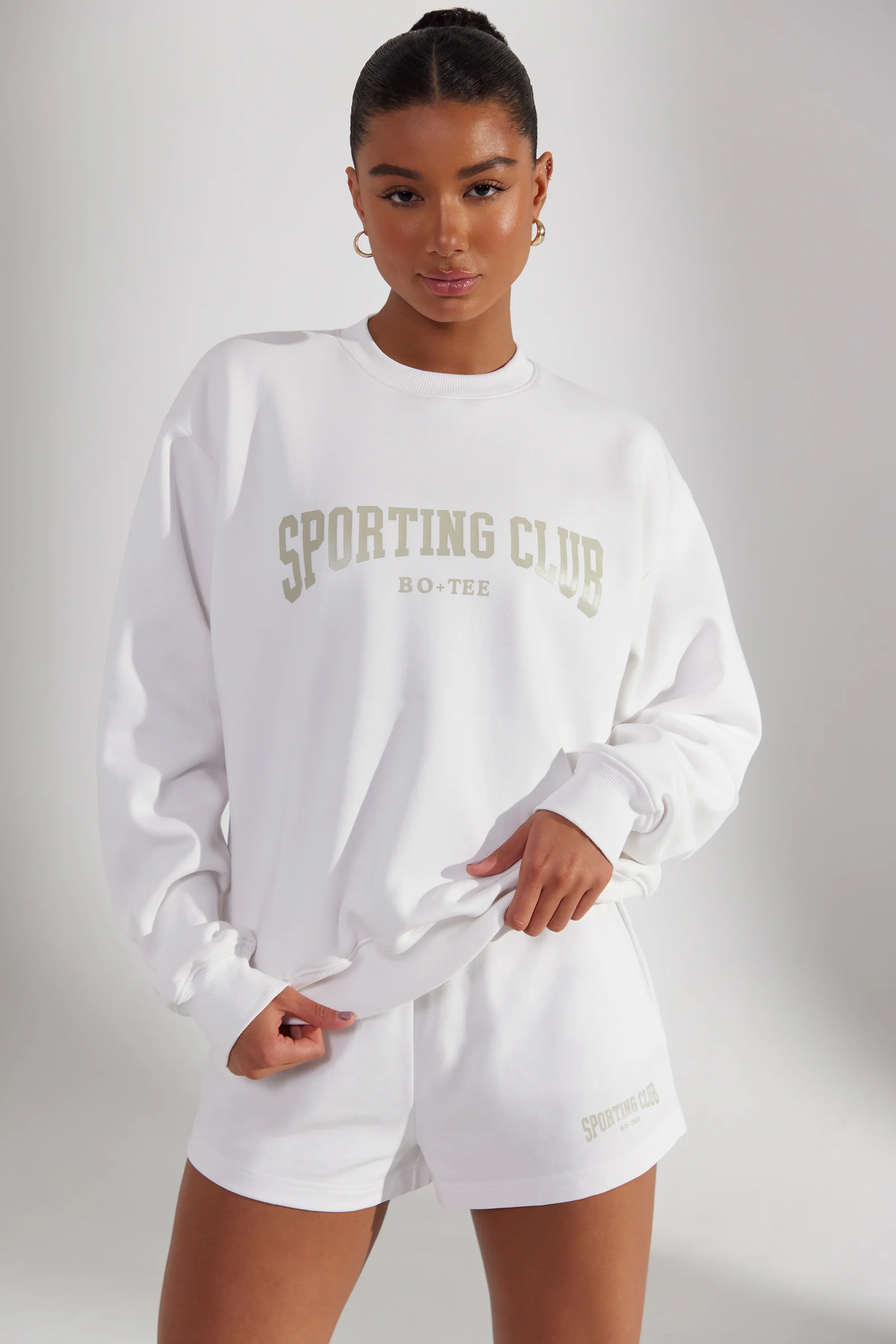 Groundwork - Sweat shorts in White