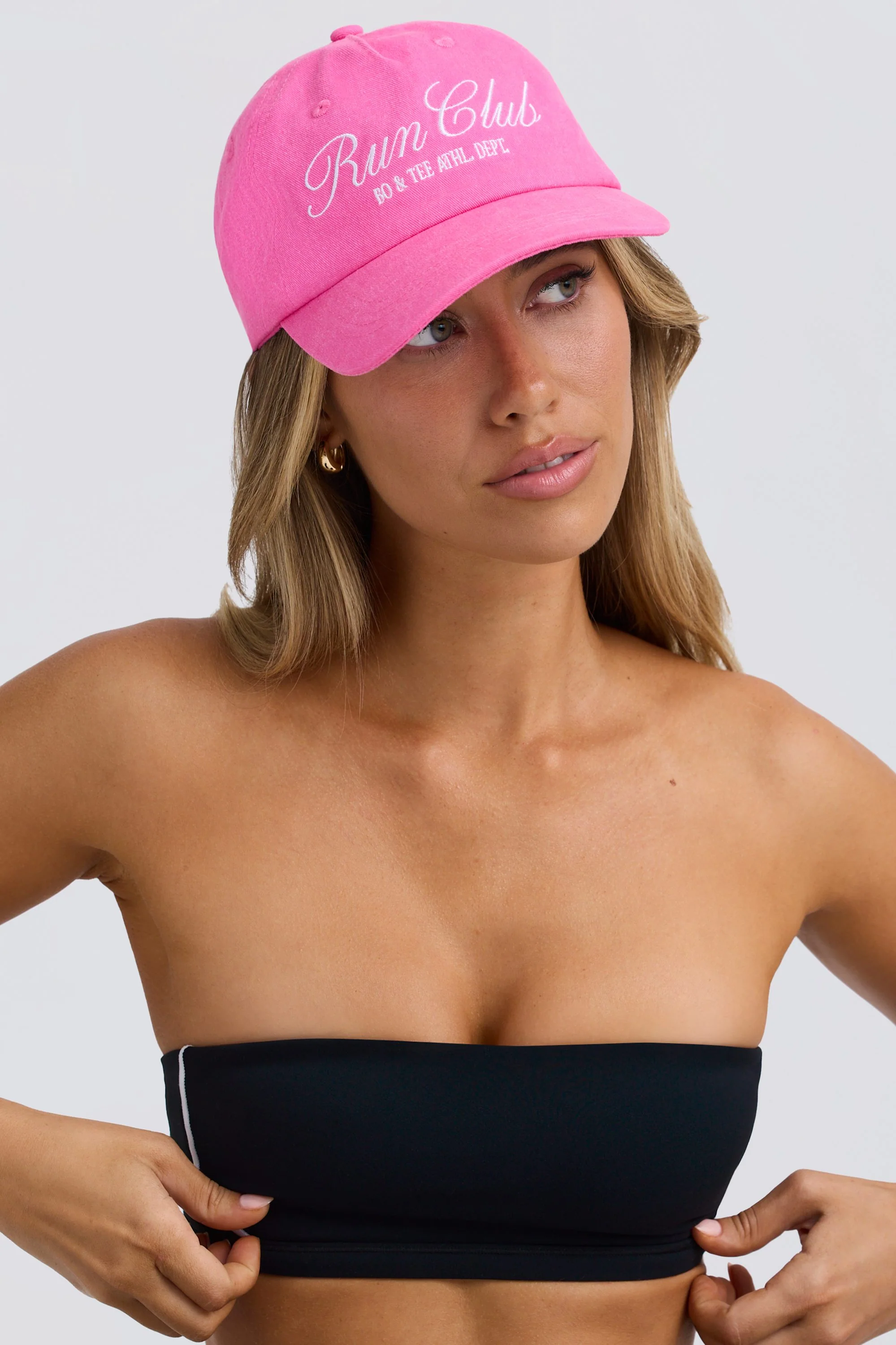 Baseball Cap in Bubblegum Pink