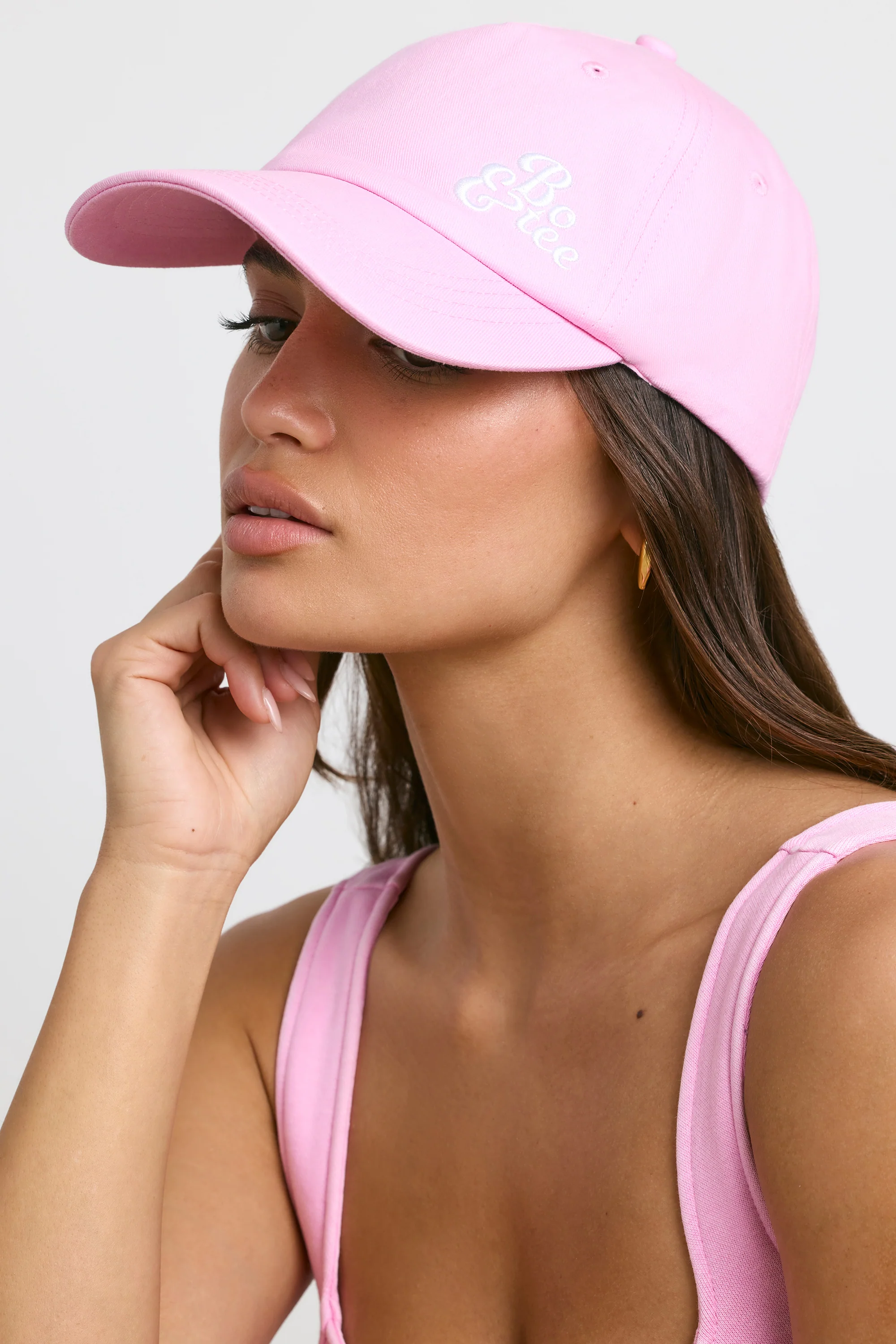 Dreamer - Baseball Cap in Bubblegum Pink