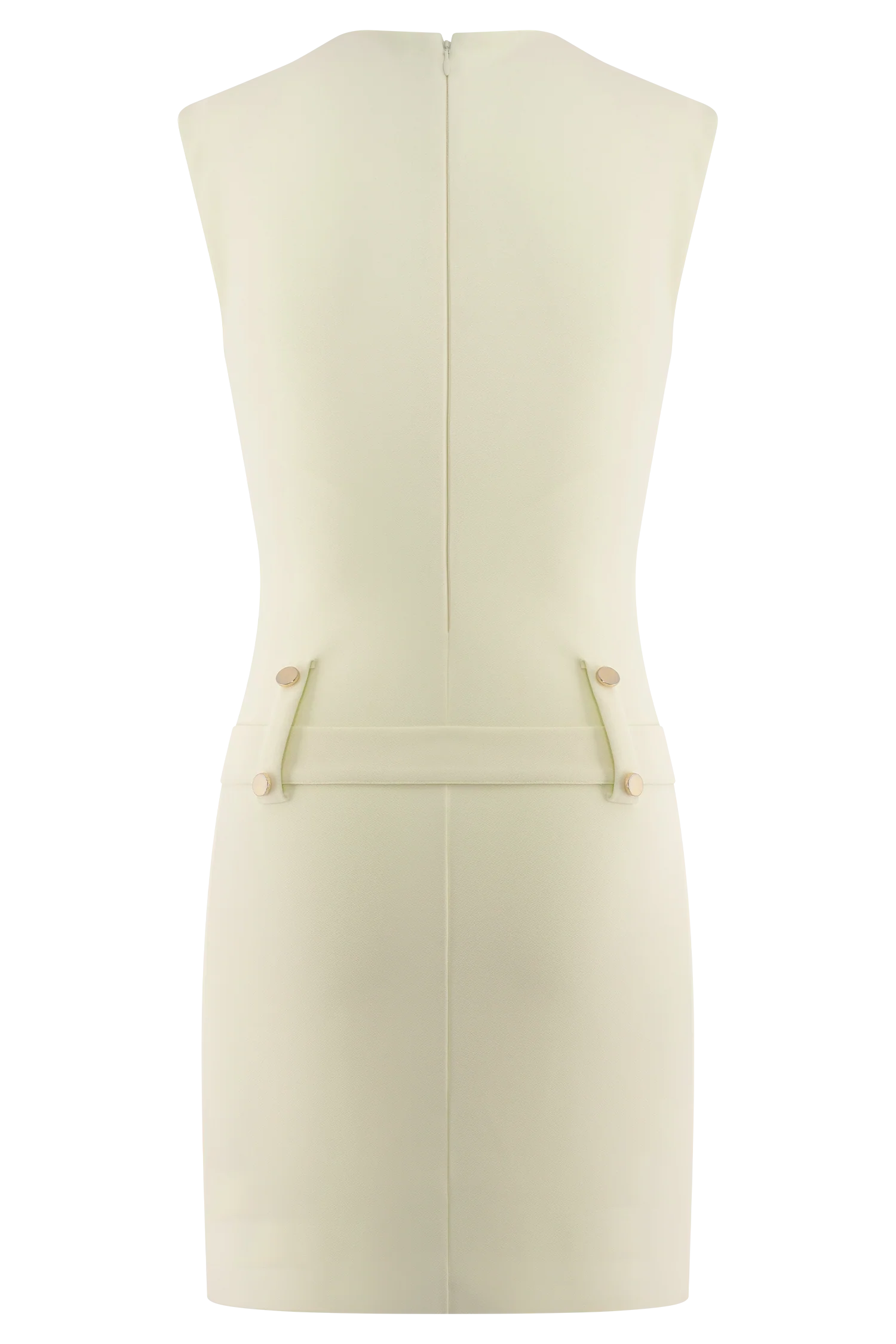 Scheana Stretch Crepe Mini Dress - Ivory