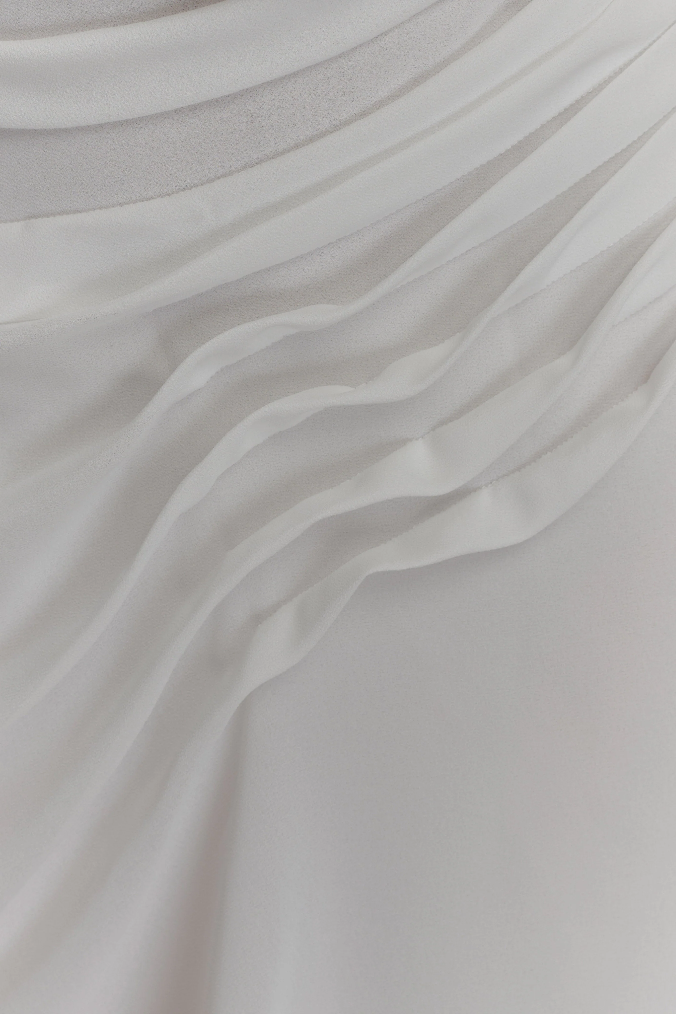 Oria Chiffon Mini Dress - White