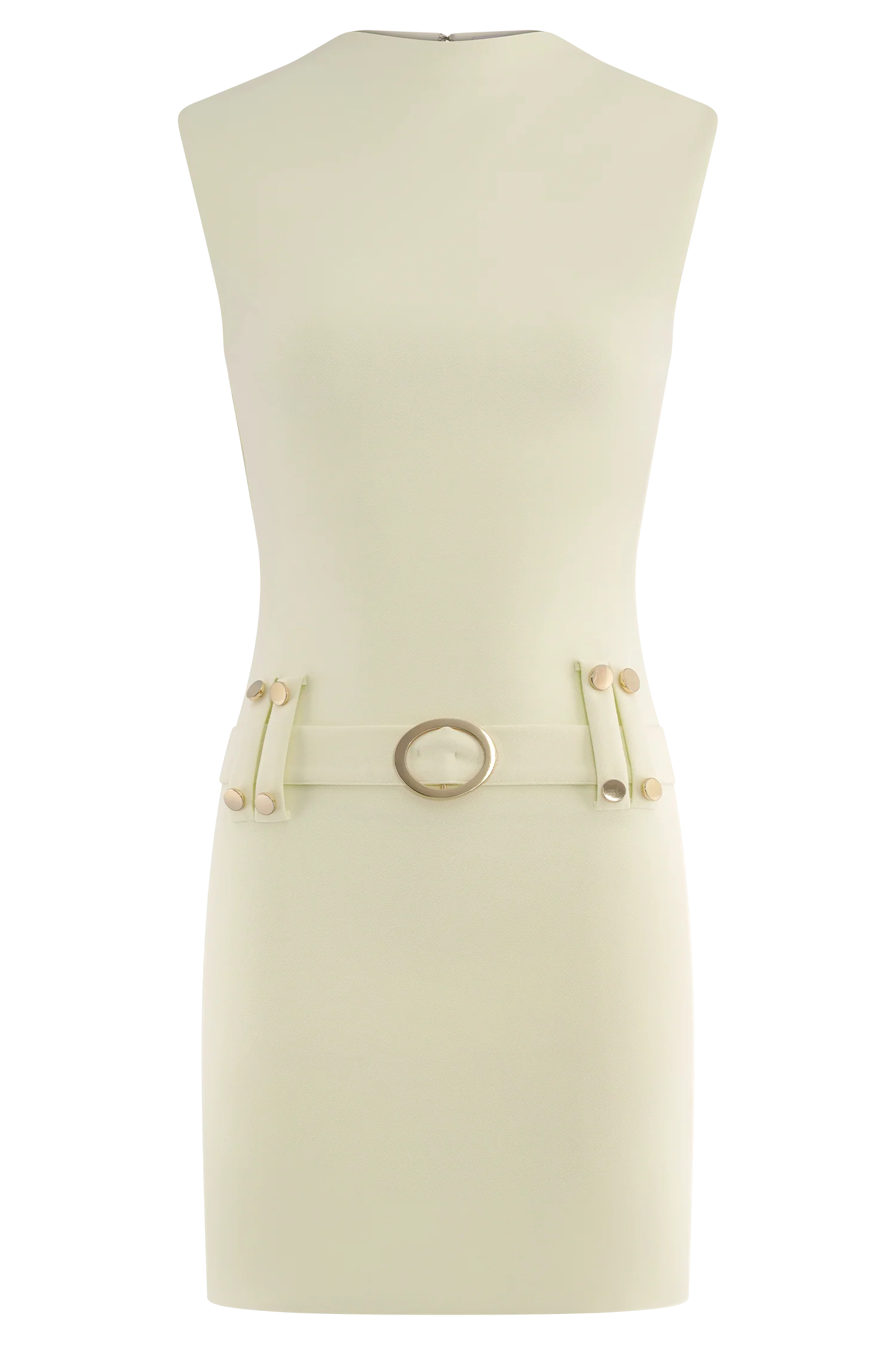 Scheana Stretch Crepe Mini Dress - Ivory