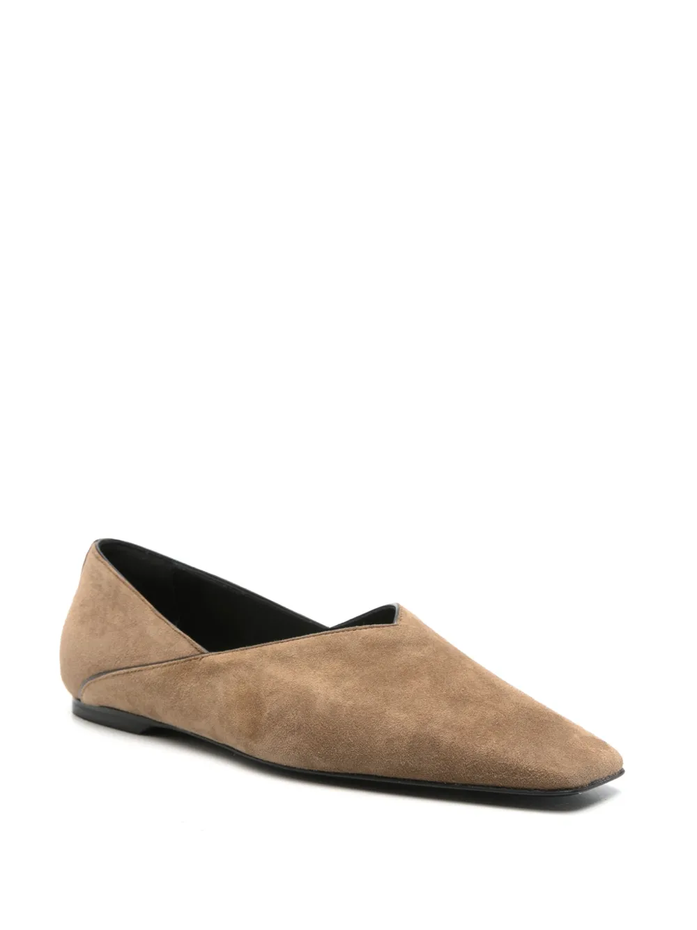 TOTEME suede ballet flats