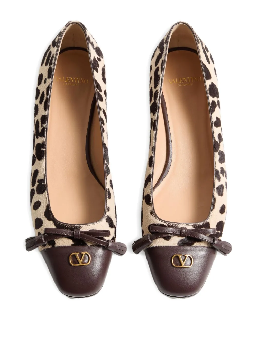 Valentino Garavani leopard print ballet flats