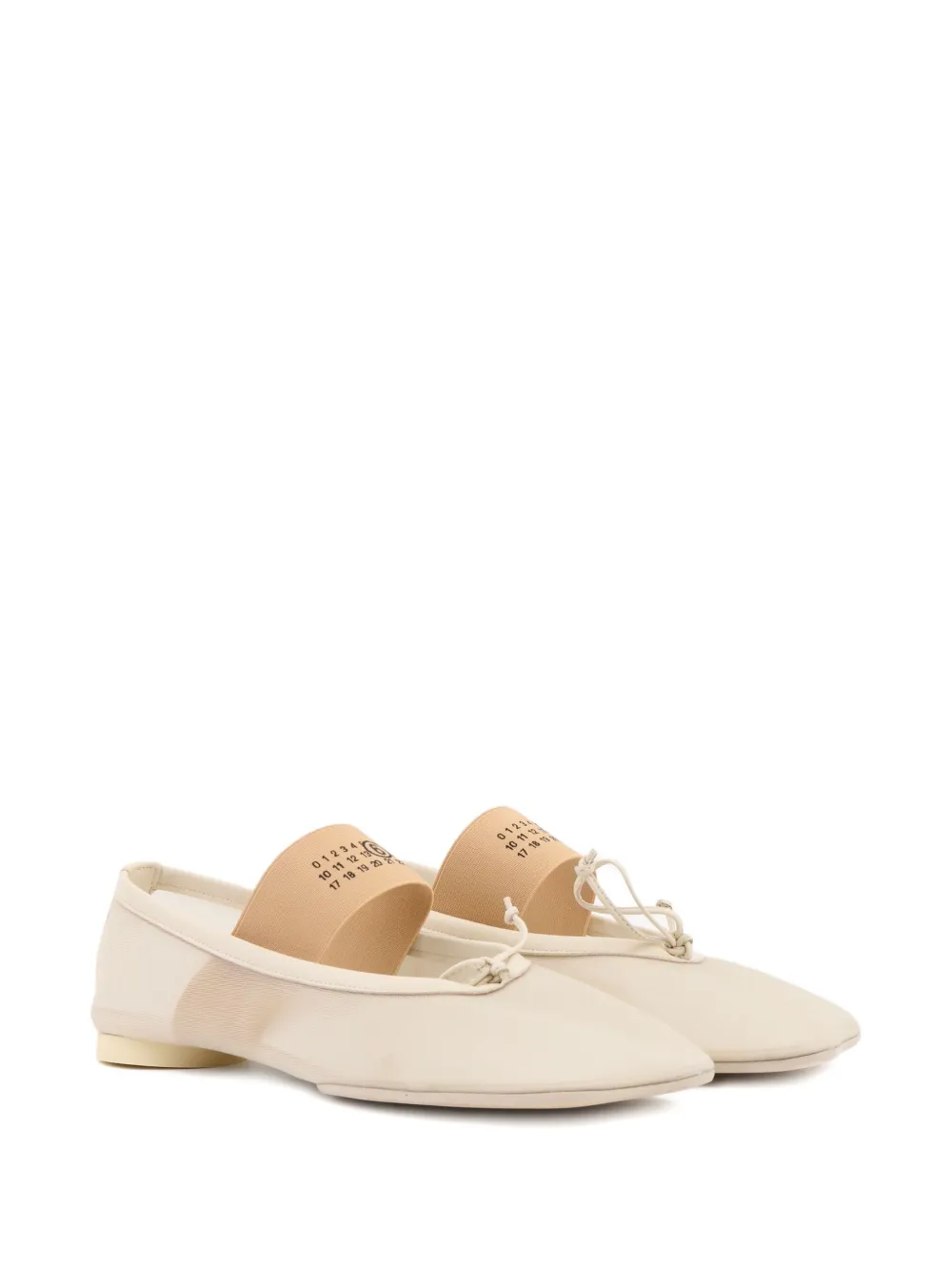 MM6 Maison Margiela mesh ballerina shoes