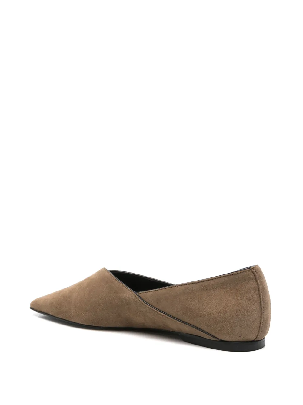 TOTEME suede ballet flats