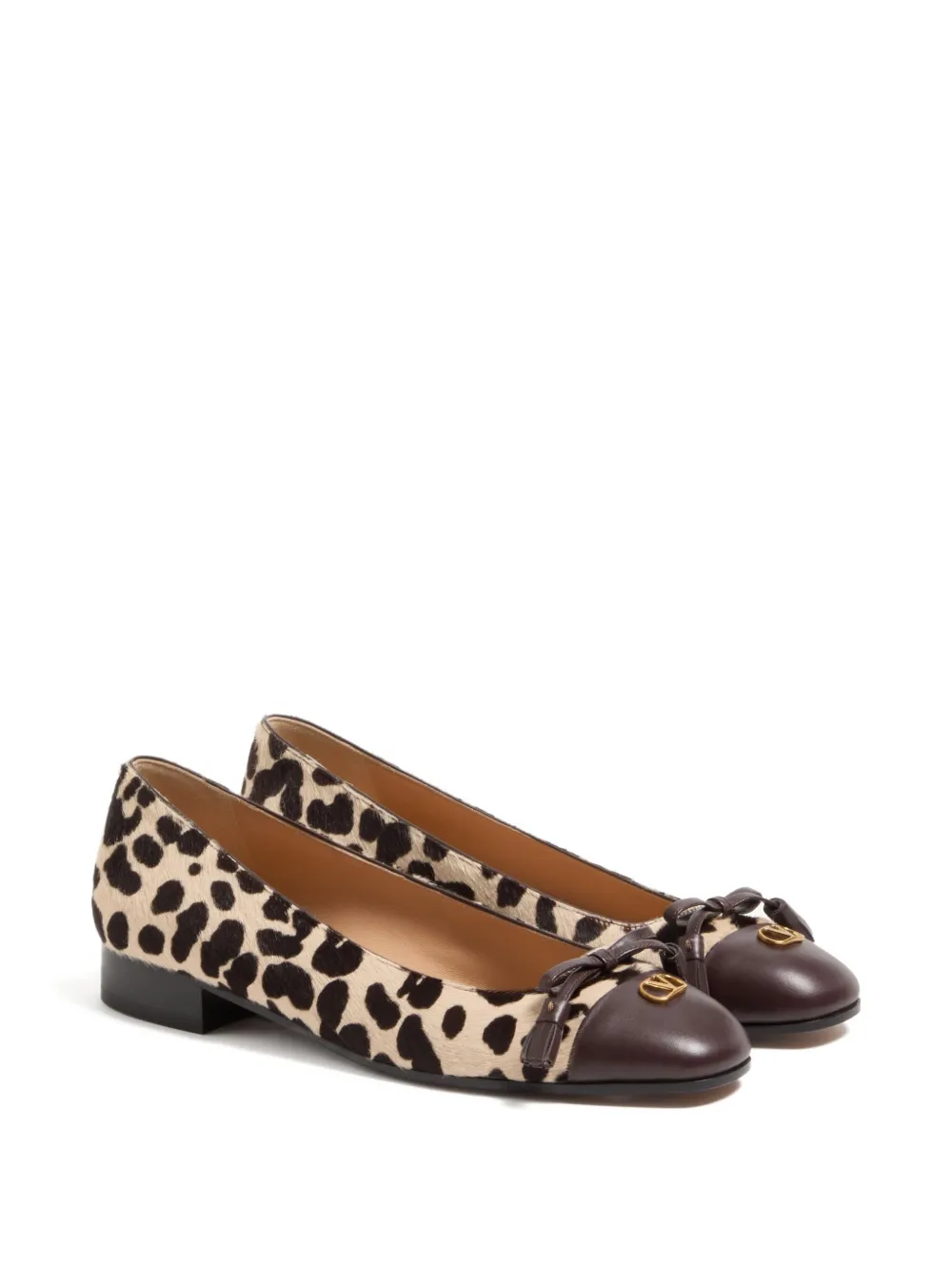 Valentino Garavani leopard print ballet flats