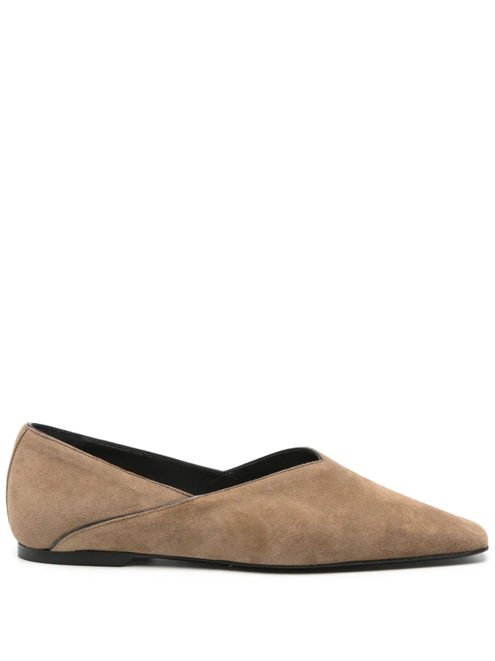 TOTEME suede ballet flats