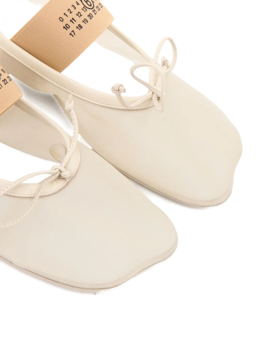 MM6 Maison Margiela mesh ballerina shoes